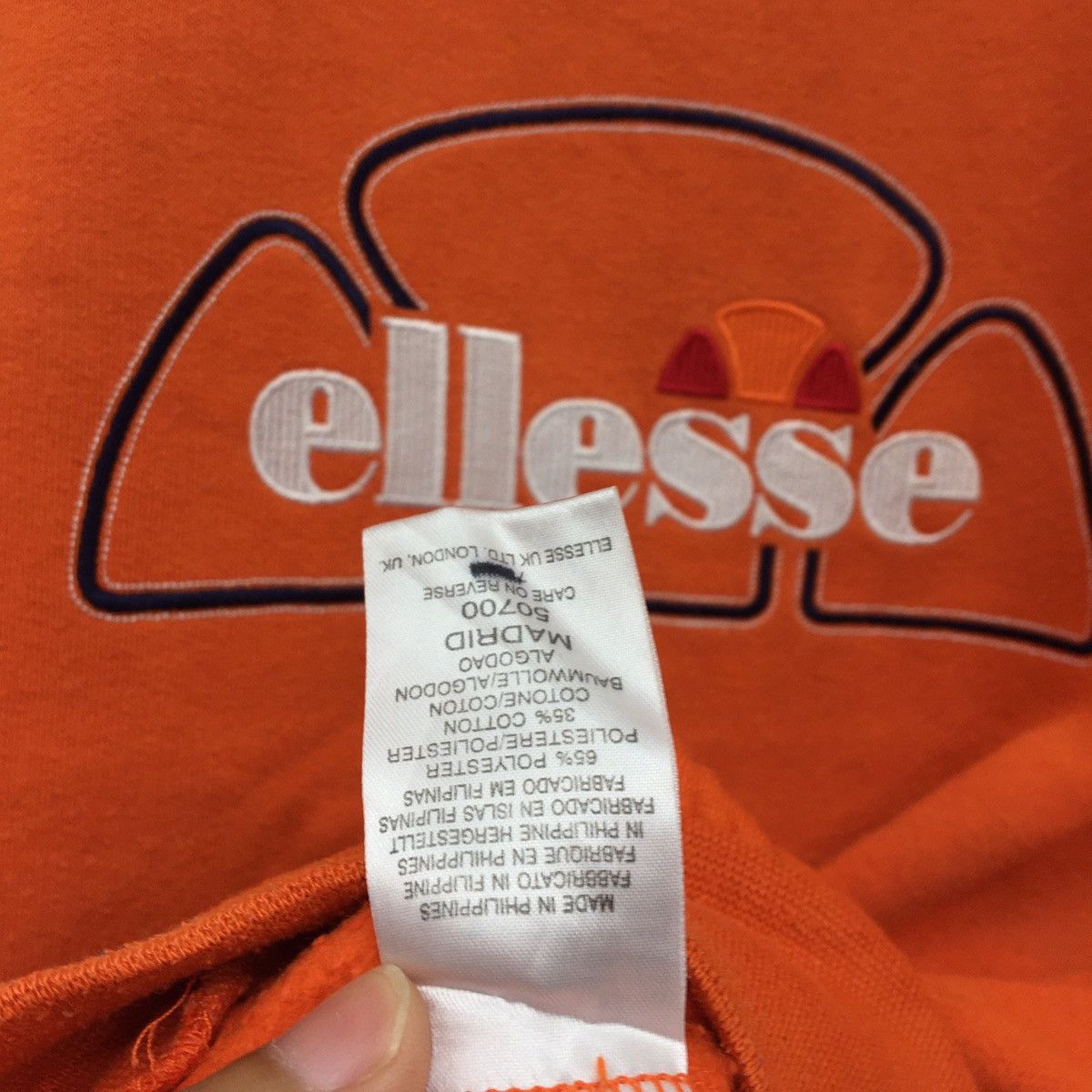 Ellesse × Sports Specialties ELLESSE Crewneck Orange Sweatshirt Size US M / EU 48-50 / 2 - 10 Thumbnail