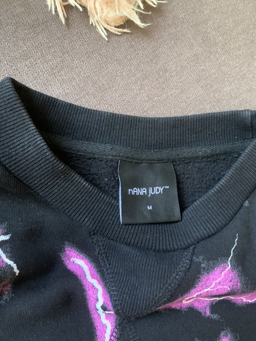 NANA JUDY nANA jUDY Lightning ⚡️ Black Sweatshirt Medium Size US M / EU 48-50 / 2 - 6 Thumbnail