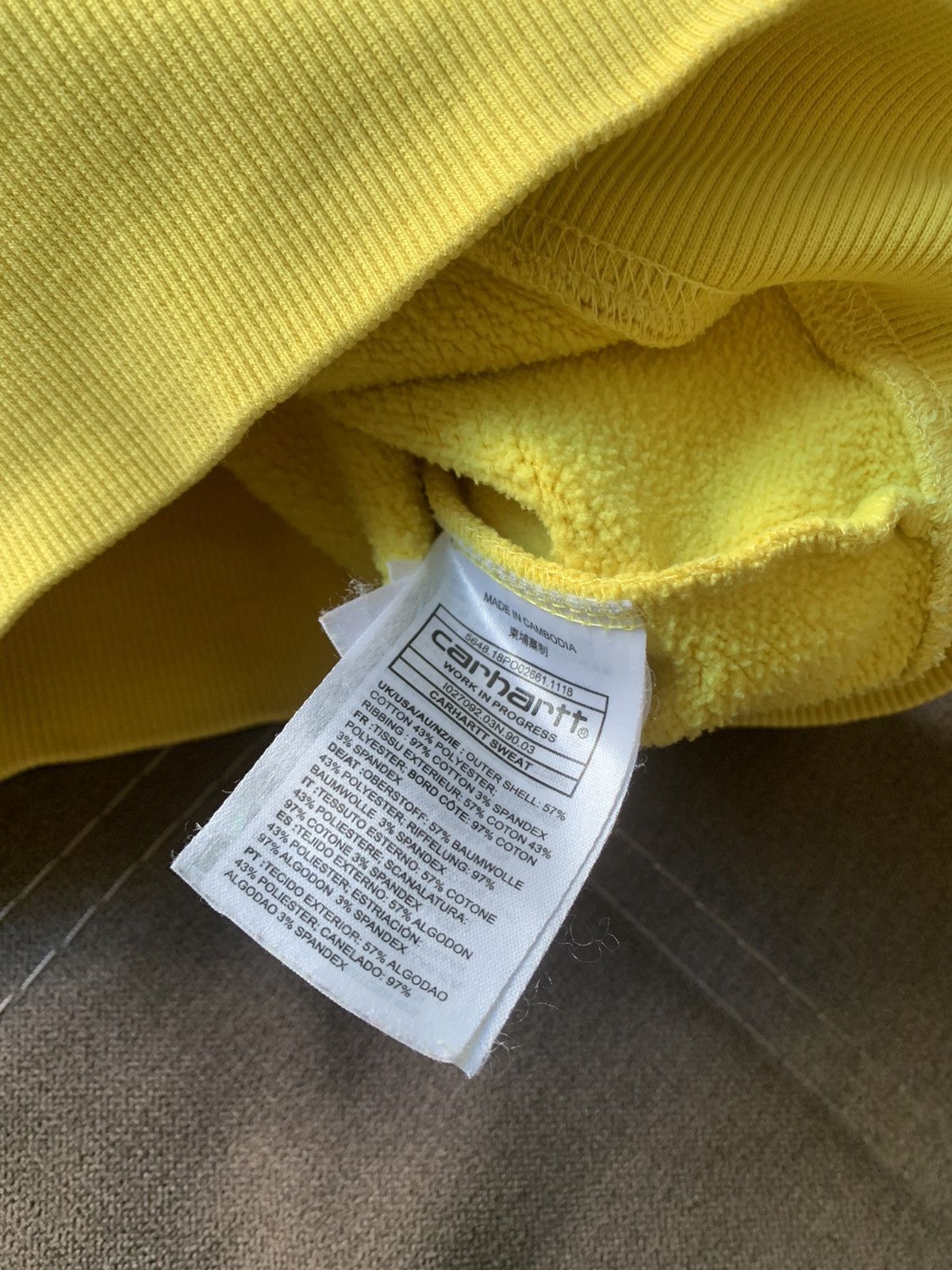 Carhartt CARHARTT CENTER LOGO OVERSIZE BOXY SWEATSHIRT Size US S / EU 44-46 / 1 - 7 Thumbnail
