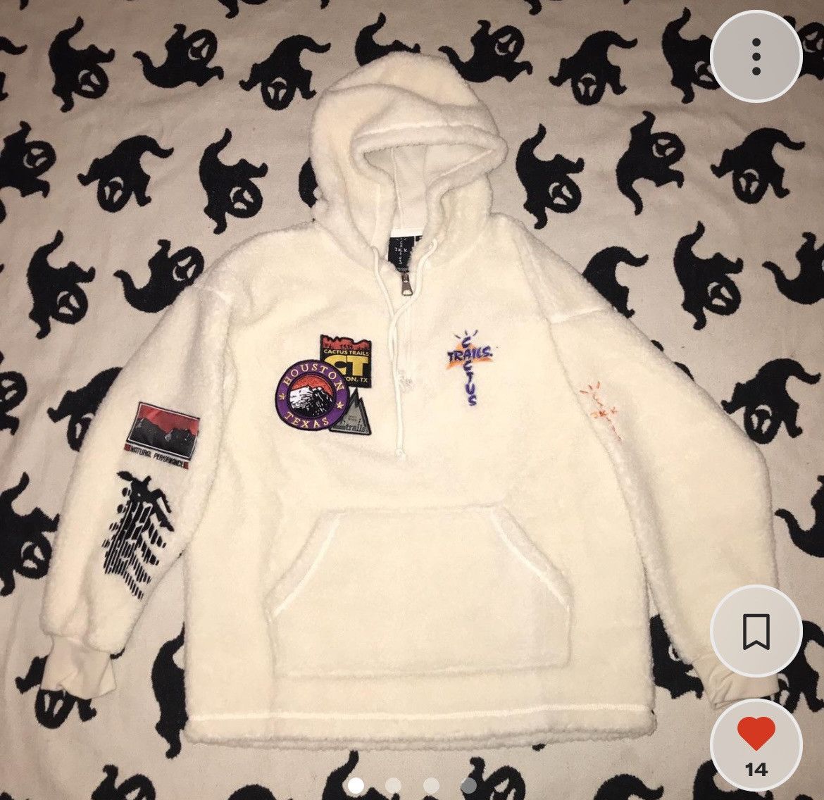 travis scott cactus trails half zip