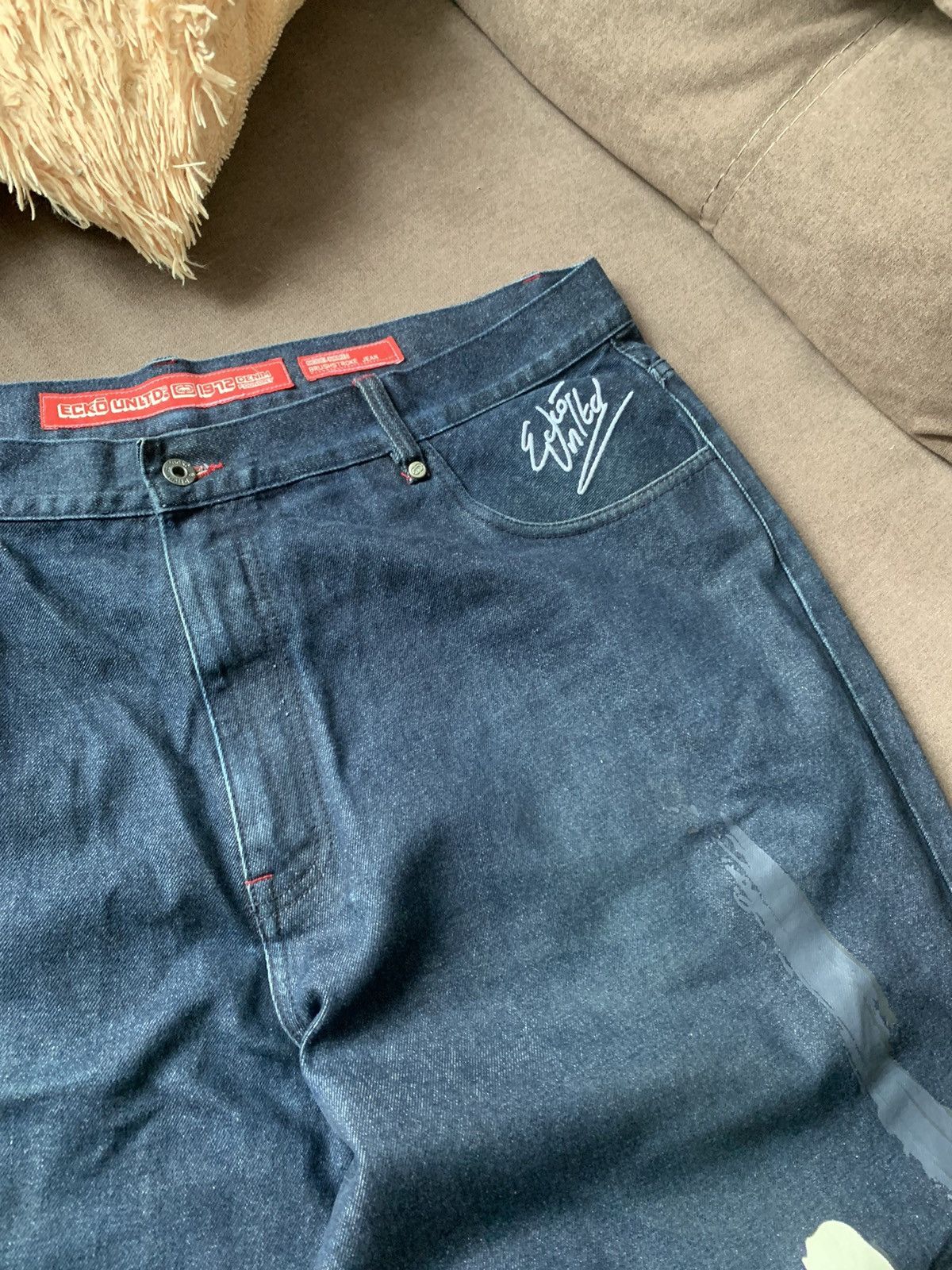 Ecko Unltd. Vintage Ecko Park Brushstroke Limited Edition Baggy Jeans Size US 40 / EU 56 - 7 Thumbnail