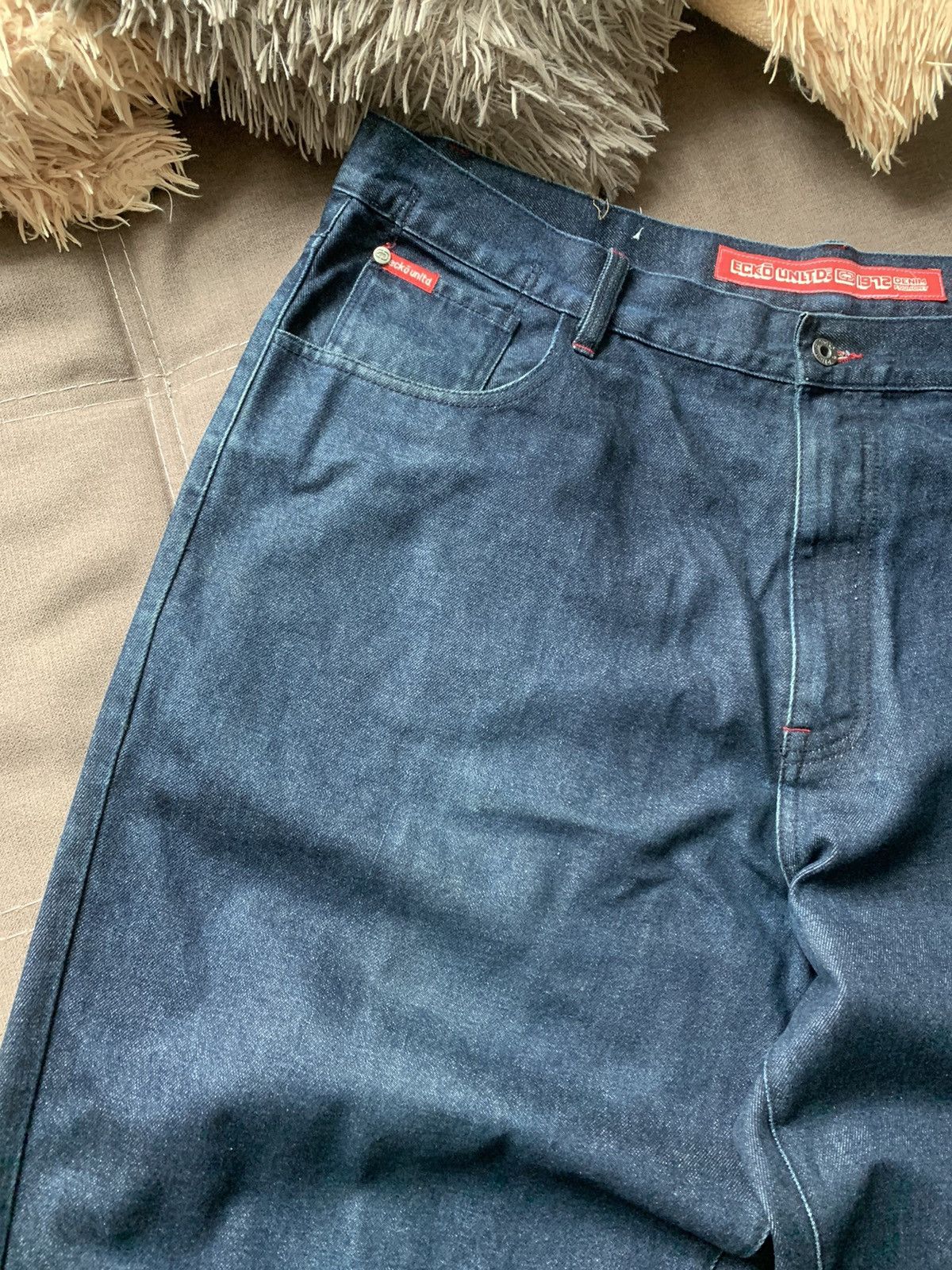 Ecko Unltd. Vintage Ecko Park Brushstroke Limited Edition Baggy Jeans Size US 40 / EU 56 - 6 Thumbnail