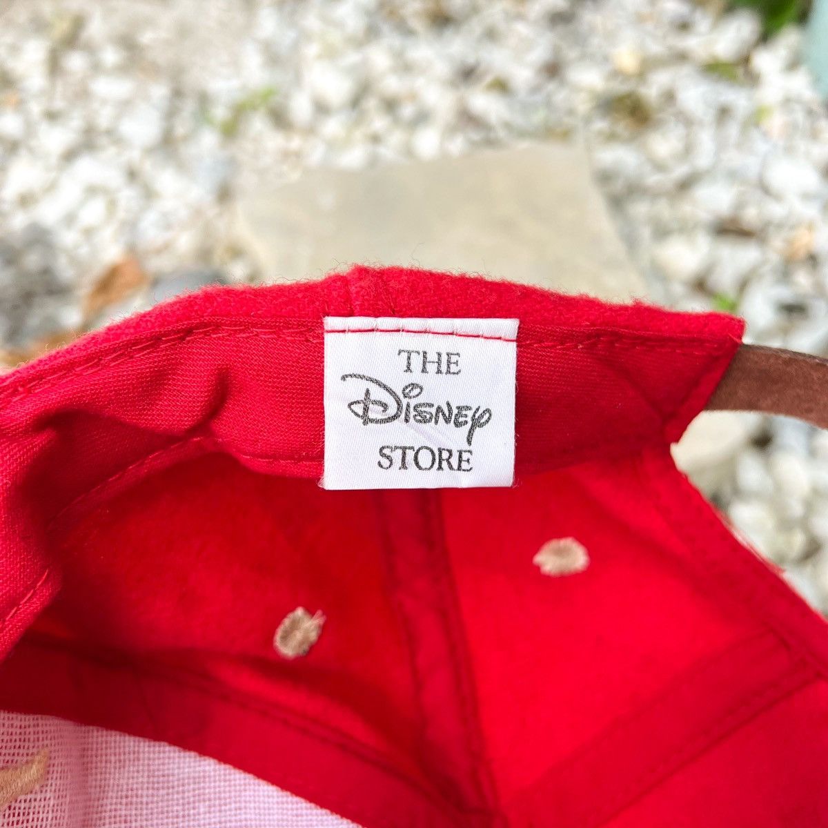 Disney × Vintage Vintage Minnie Mouse Disney Suede & Wool Strapback Hat Size ONE SIZE - 5 Thumbnail