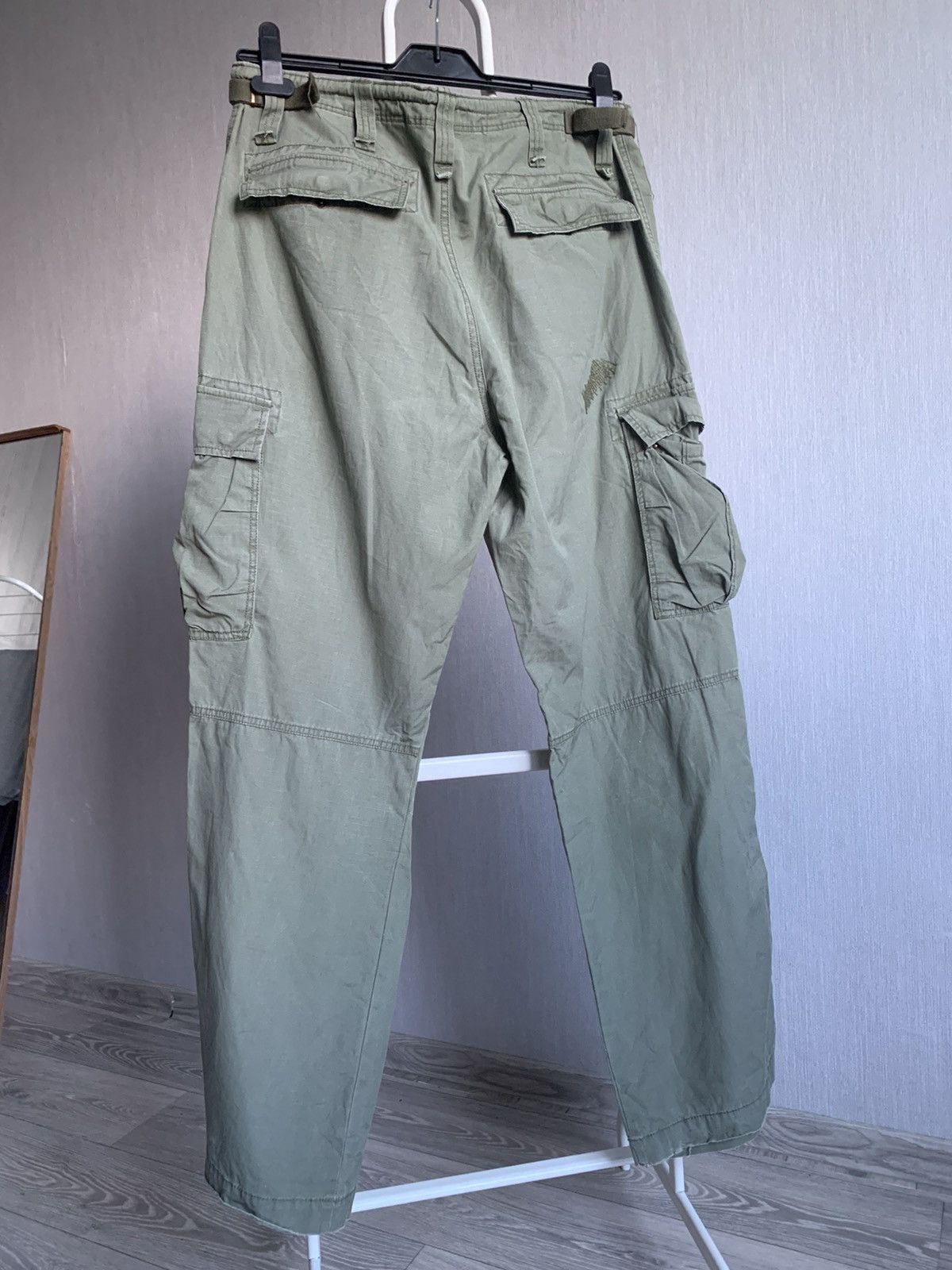 Lee Lee Cooper Red Label Skull Vintage Cargo Pants Size US 34 / EU 50 - 6 Thumbnail