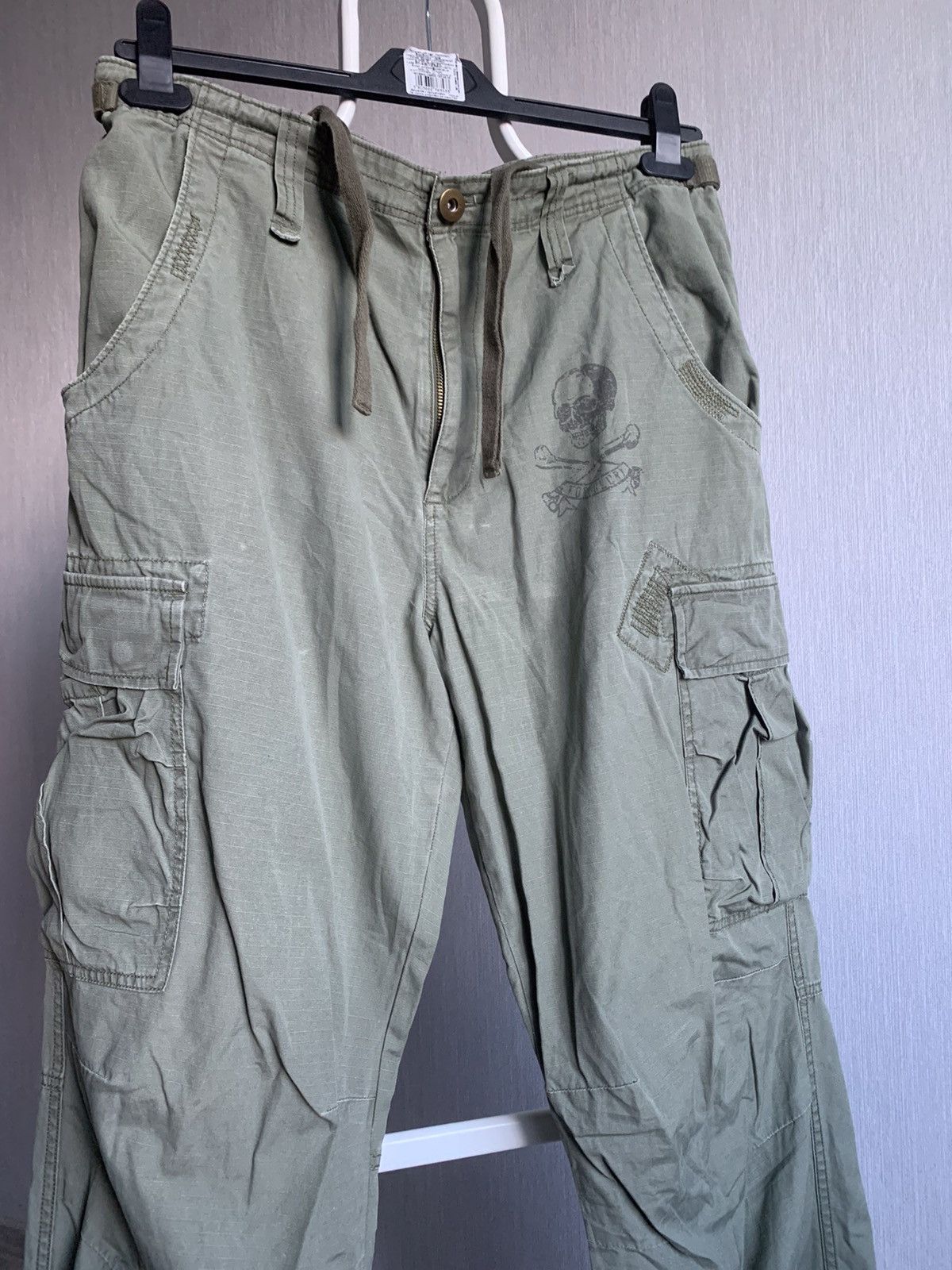 Lee Lee Cooper Red Label Skull Vintage Cargo Pants Size US 34 / EU 50 - 2 Thumbnail