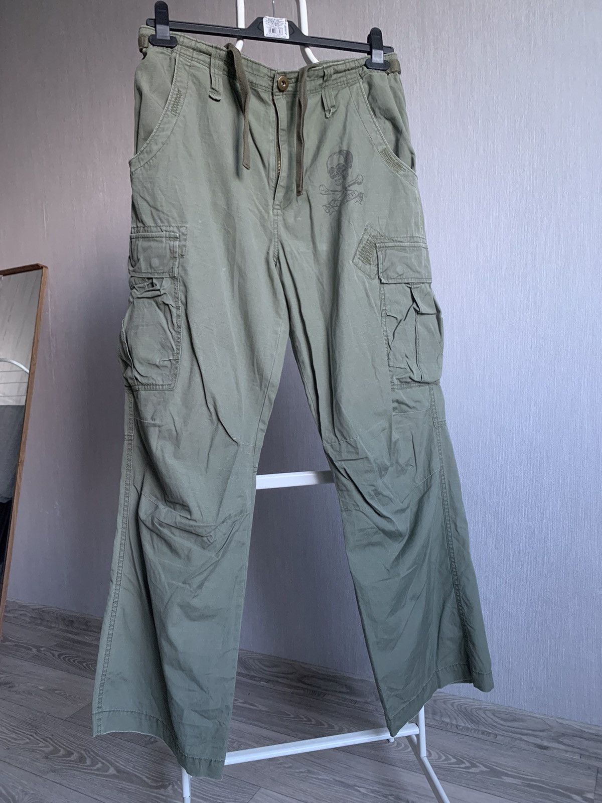 Lee Lee Cooper Red Label Skull Vintage Cargo Pants Size US 34 / EU 50 - 1 Thumbnail