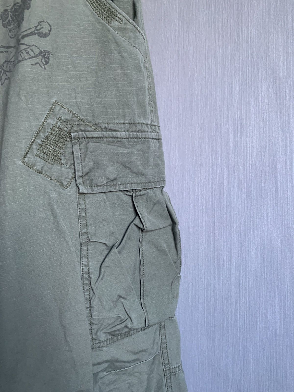 Lee Lee Cooper Red Label Skull Vintage Cargo Pants Size US 34 / EU 50 - 5 Thumbnail