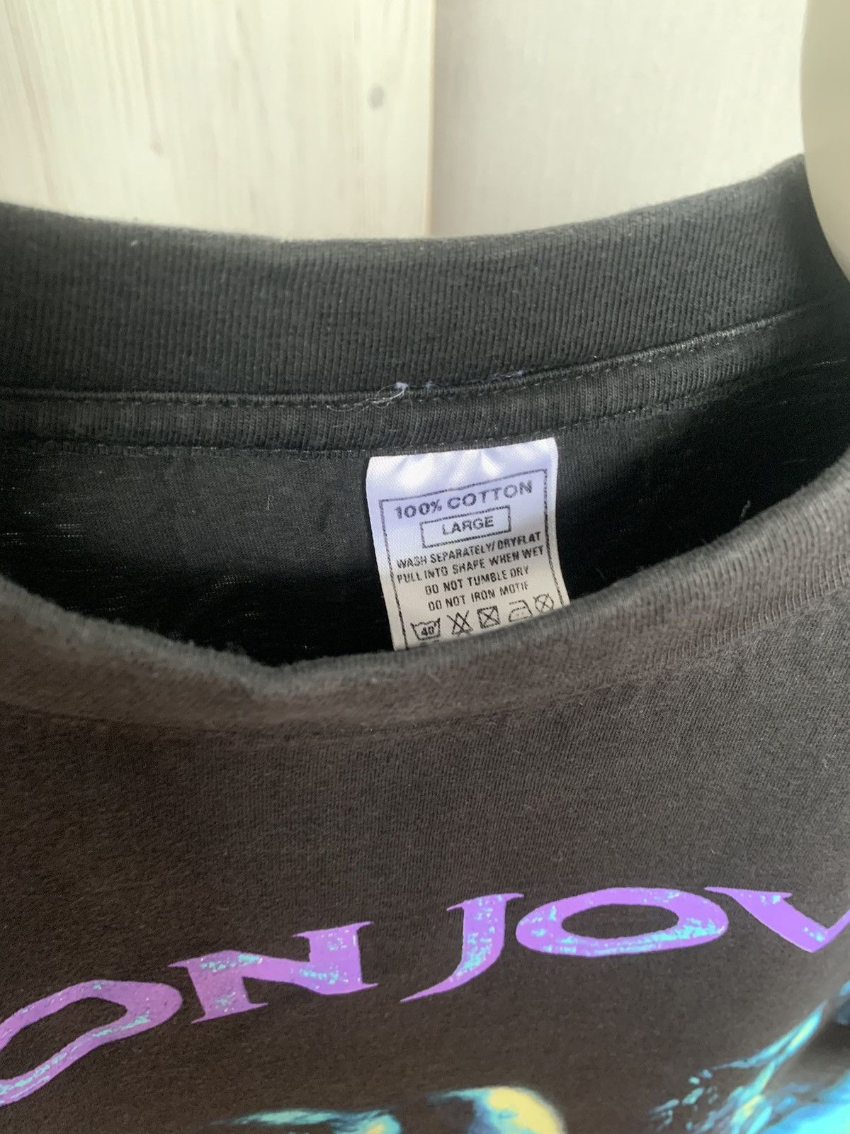 Band Tees Vintage 90s Bon Jovi Tour Concert Tee Size US L / EU 52-54 / 3 - 7 Thumbnail