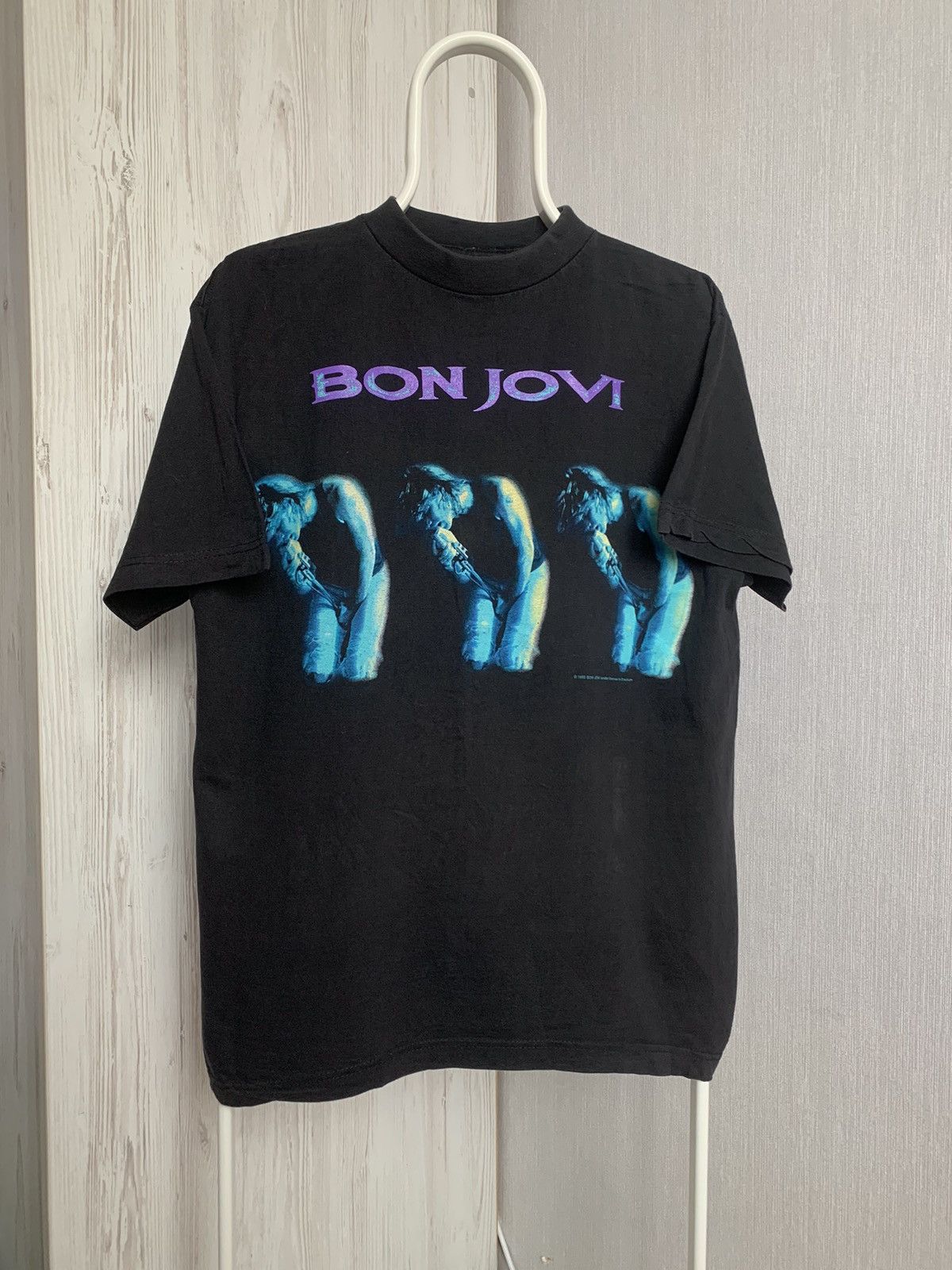 Band Tees Vintage 90s Bon Jovi Tour Concert Tee Size US L / EU 52-54 / 3 - 1 Thumbnail