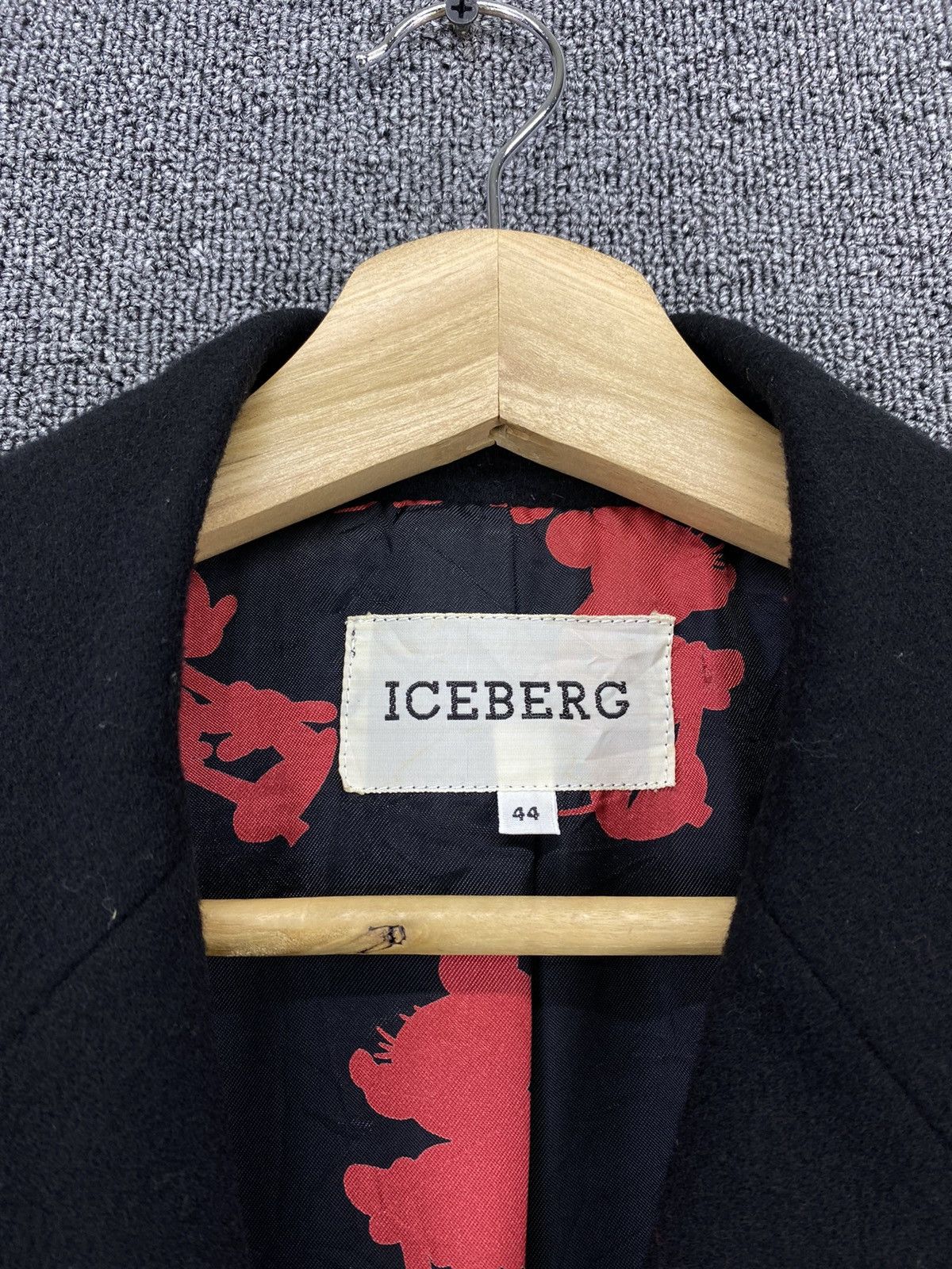 Iceberg Vintage Iceberg x Disney Mickey Mouse Wool Coat Long Jacket Size M / US 6-8 / IT 42-44 - 7 Thumbnail