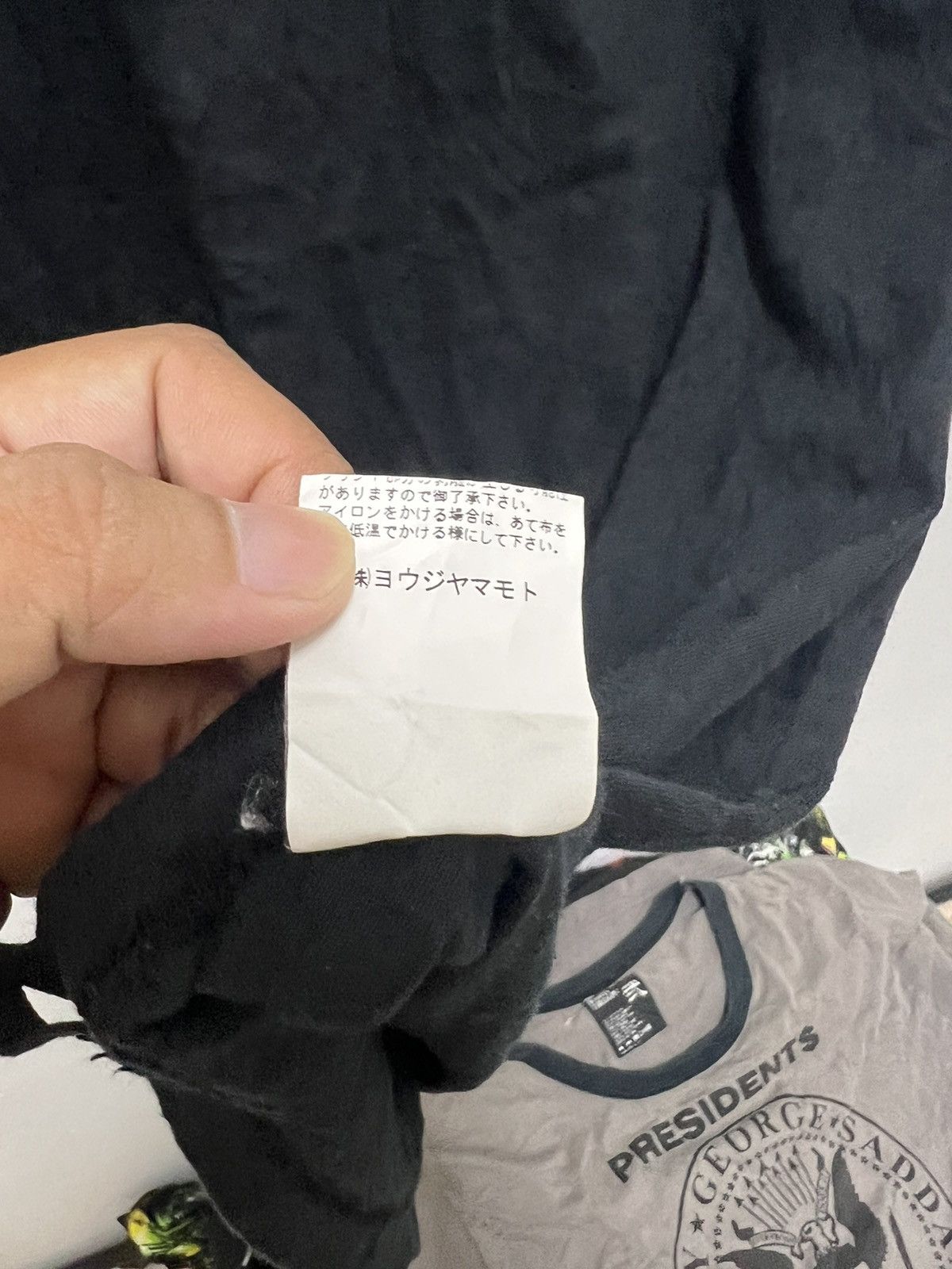 Japanese Brand × Y's for Men × Yohji Yamamoto Yohji Yamamoto Spell Out Shirt Size US M / EU 48-50 / 2 - 5 Thumbnail