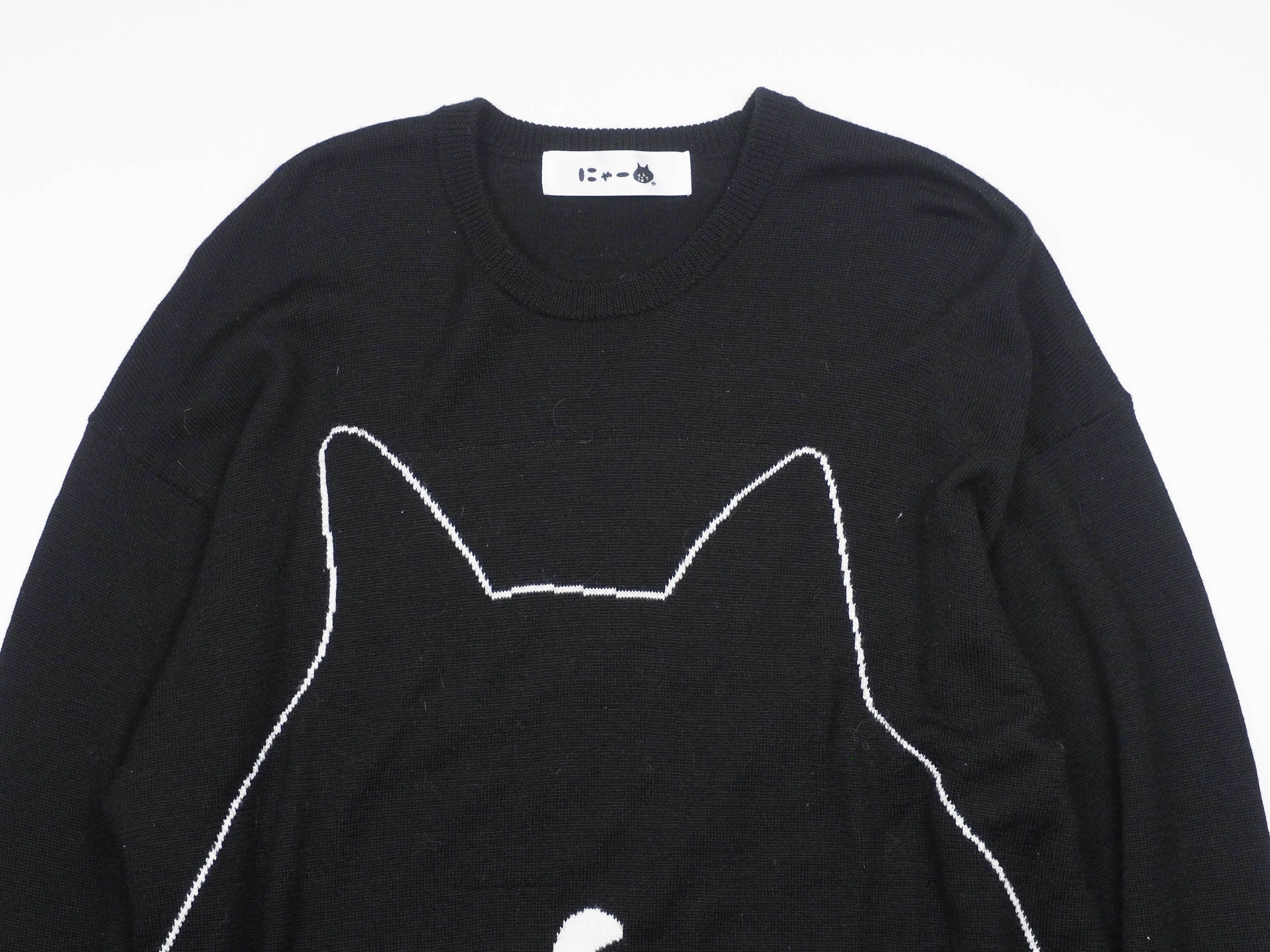 Issey Miyake × Ne-Net Ne-net cat knit sweater Size M / US 6-8 / IT 42-44 - 2 Thumbnail