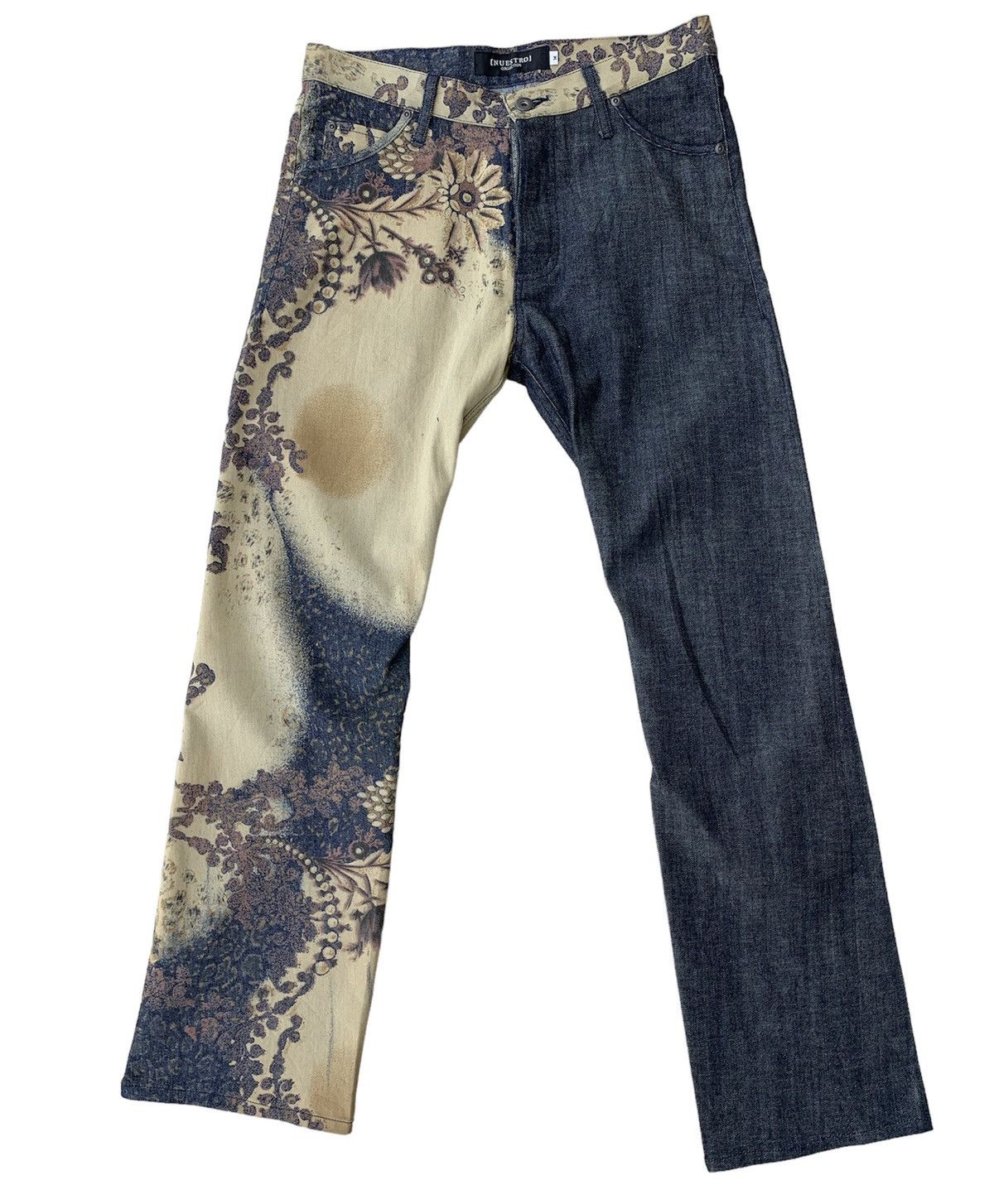Beauty Beast NUESTRO Collection Half Print Streching Pants Size US 30 / EU 46 - 1 Thumbnail