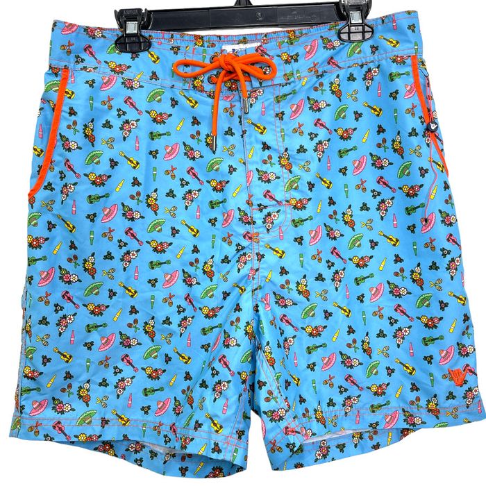 Other NEW Beach Bros Mayo Cinco Mens Swim Trunks Sombreros Large | Grailed