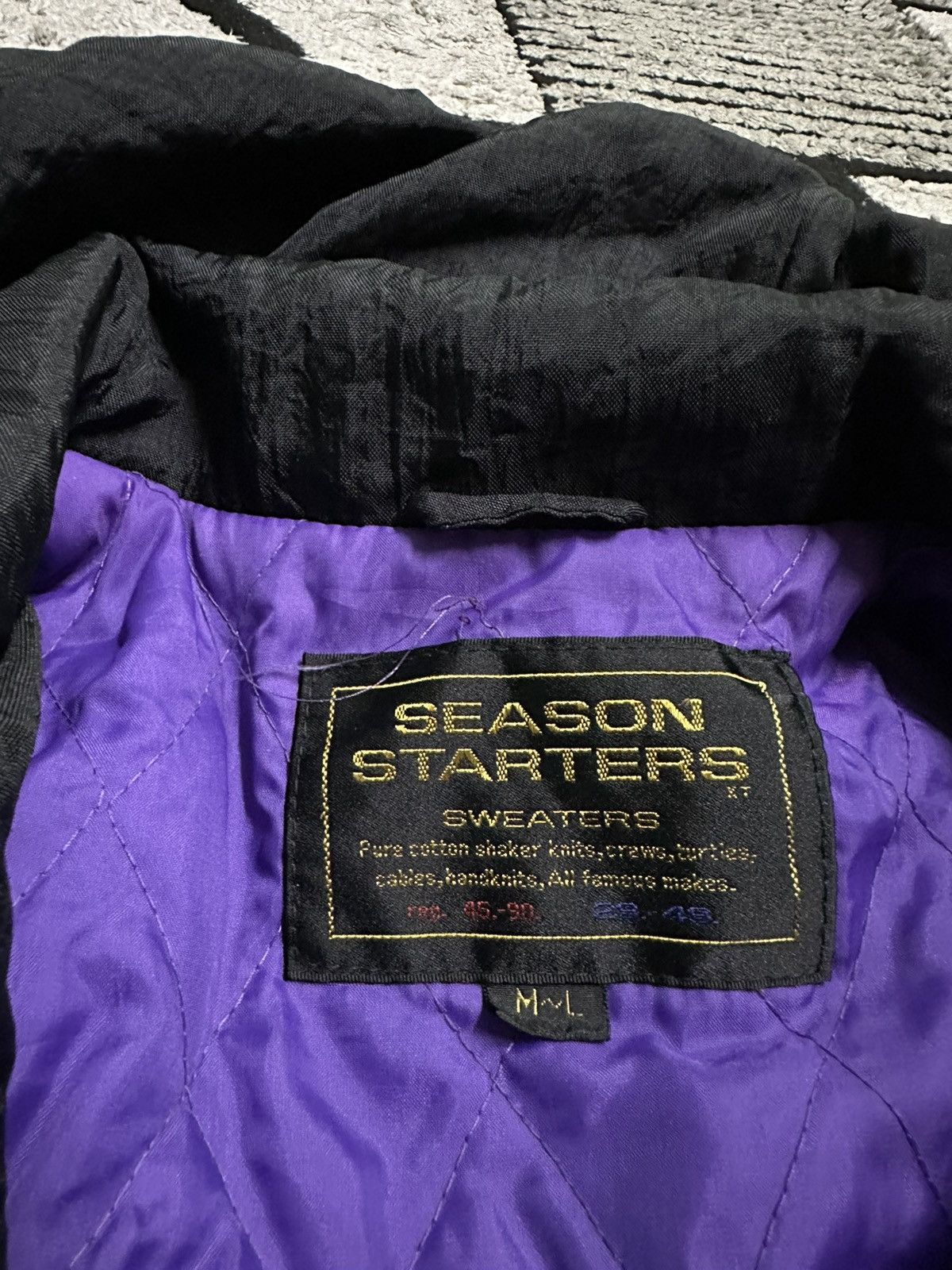 Vintage Sesion starter bomber jacket with patches Size US L / EU 52-54 / 3 - 3 Thumbnail