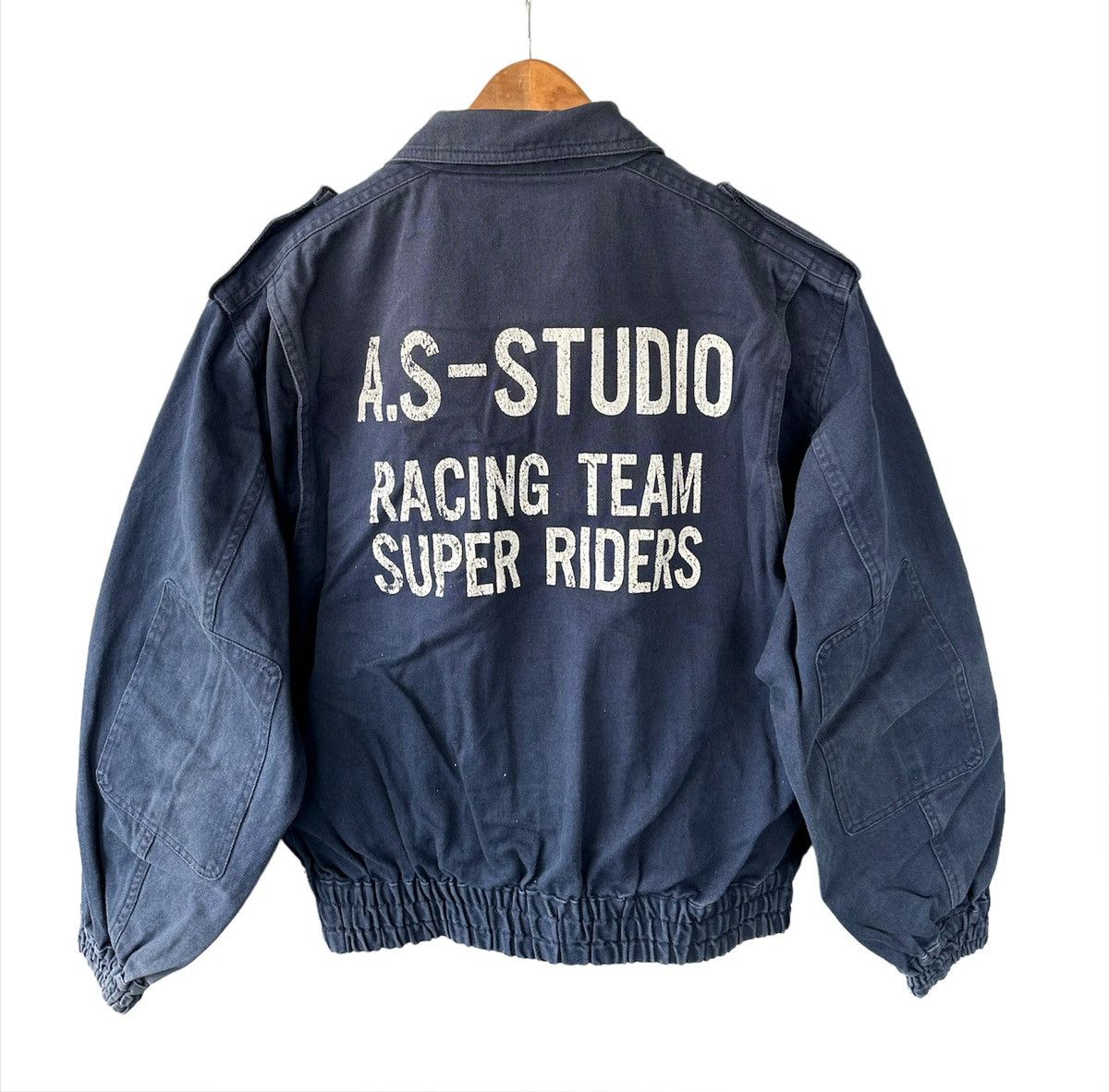 Vintage Vintage A.S Studio racing team super riders bomber jacket Size US L / EU 52-54 / 3 - 1 Thumbnail