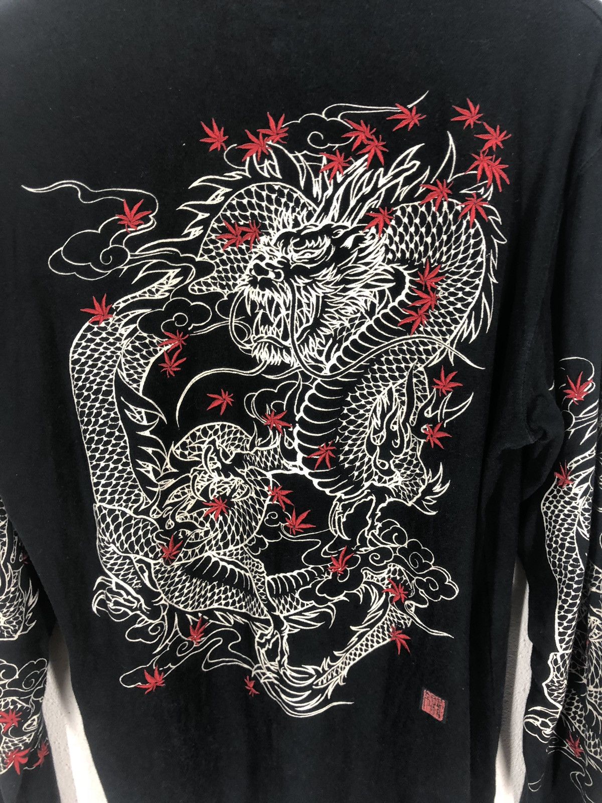 If Six Was Nine × Japanese Brand Dragon Sukajan t shirt Japanese Brand Size US L / EU 52-54 / 3 - 3 Thumbnail