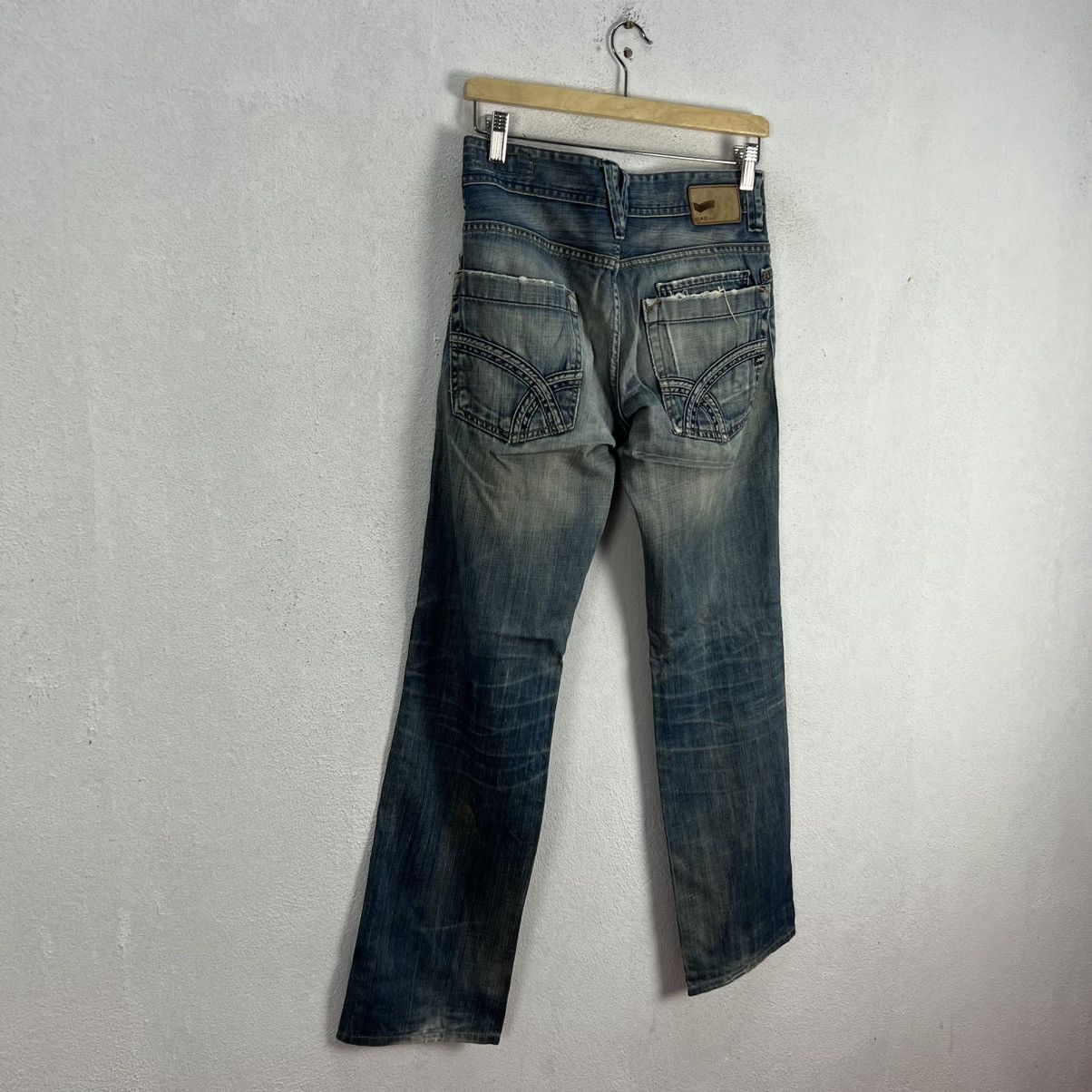 Vintage VINTAGE GAS MADE IN ITALY DISTRESSED DENIM Size US 32 / EU 48 - 8 Thumbnail
