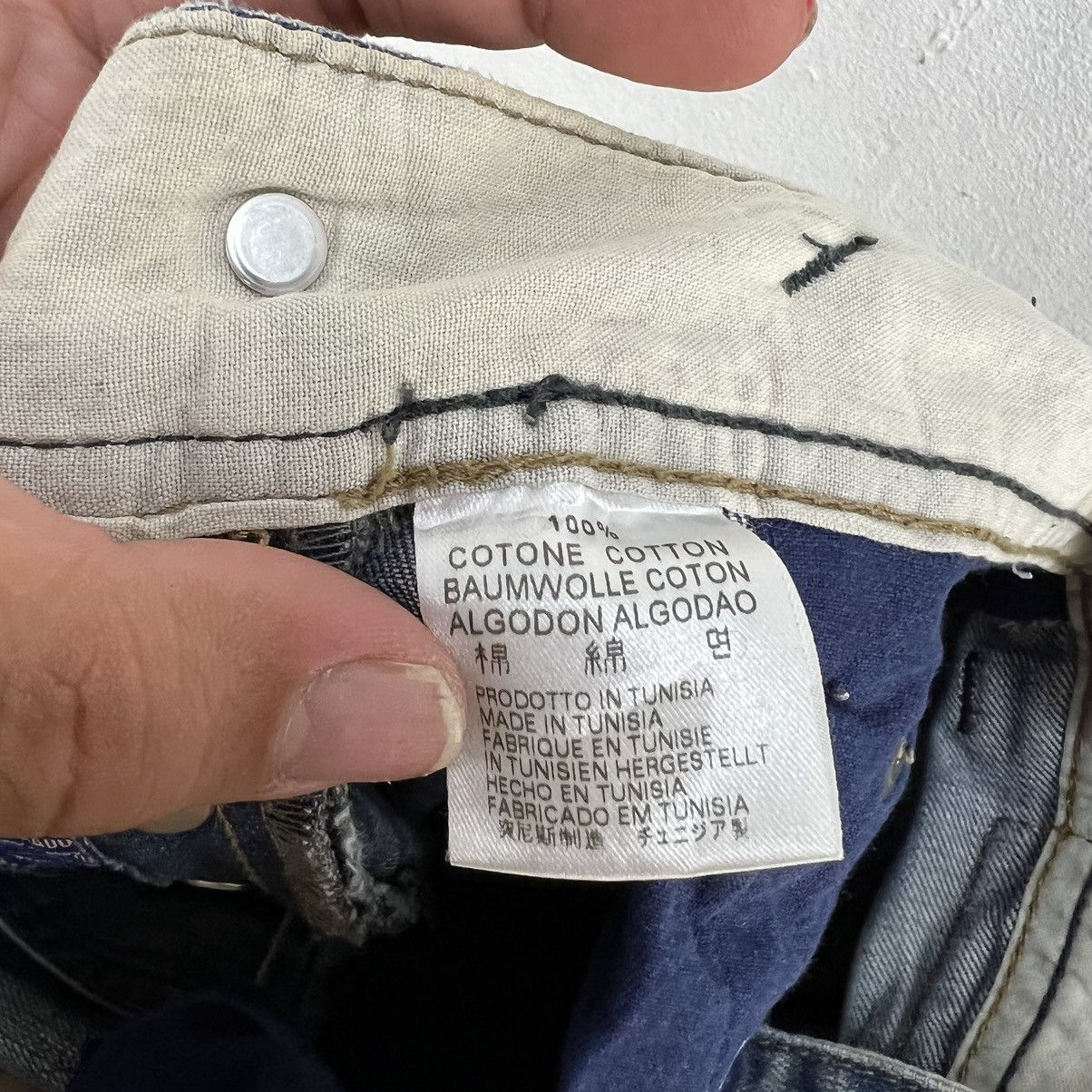 Vintage VINTAGE GAS MADE IN ITALY DISTRESSED DENIM Size US 32 / EU 48 - 16 Thumbnail