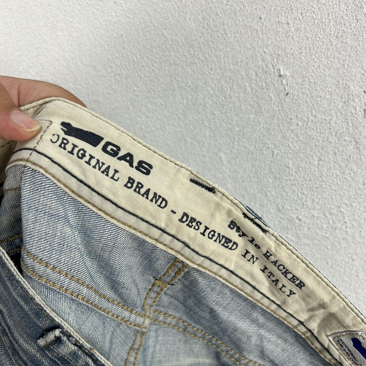 Vintage VINTAGE GAS MADE IN ITALY DISTRESSED DENIM Size US 32 / EU 48 - 12 Thumbnail