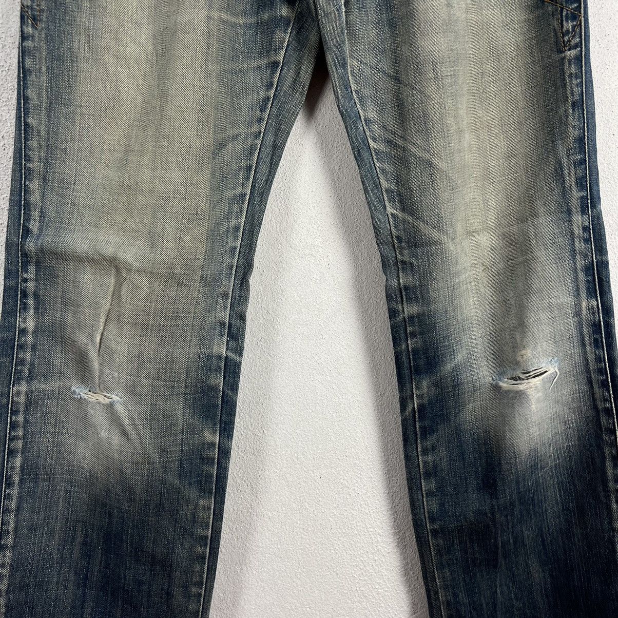 Vintage VINTAGE GAS MADE IN ITALY DISTRESSED DENIM Size US 32 / EU 48 - 4 Thumbnail