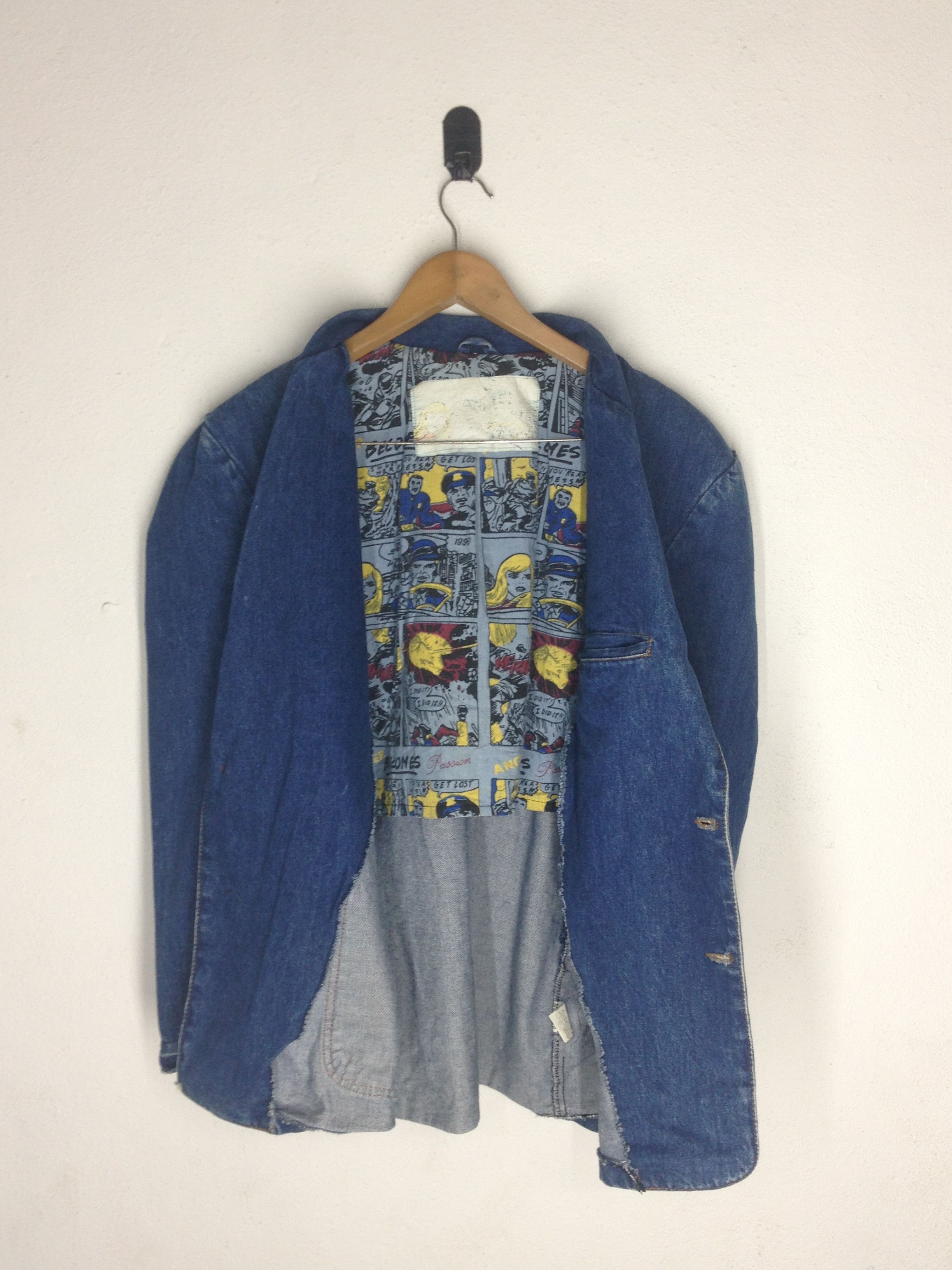 Handmade × Japanese Brand Ichiban Japanese Brand Denim Jackets Size US L / EU 52-54 / 3 - 2 Thumbnail