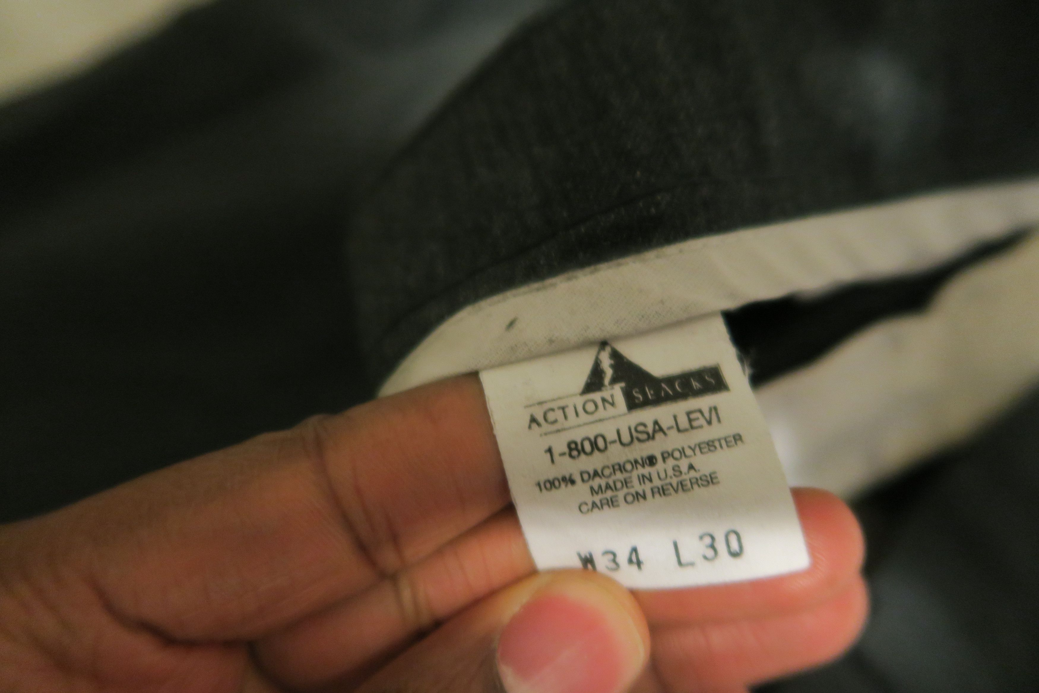 Levi's × Vintage VTG 80s Levi's Action Slacks Dacron Polyester Pants Pleated Size US 34 / EU 50 - 3 Thumbnail