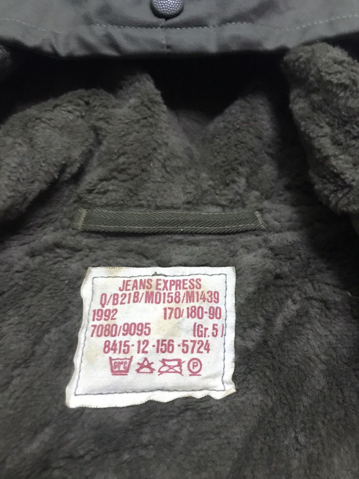 Other 1992 German military army parka jacket Size US M / EU 48-50 / 2 - 5 Thumbnail