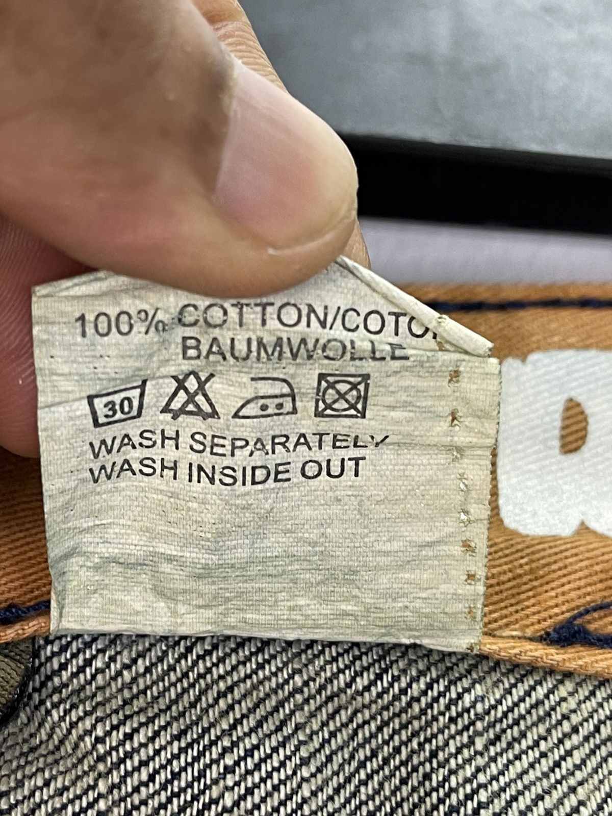 Japanese Brand × Vintage Vintage Design By Handcrafted Radar Karruw Denim Size US 31 - 10 Thumbnail