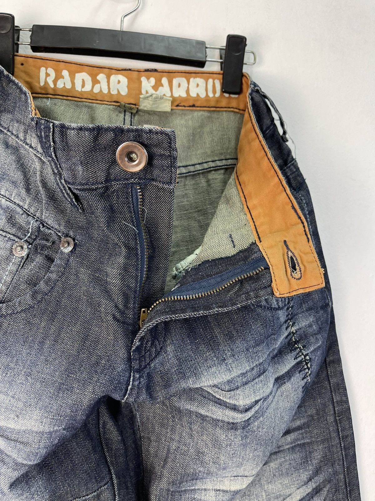 Japanese Brand × Vintage Vintage Design By Handcrafted Radar Karruw Denim Size US 31 - 12 Thumbnail