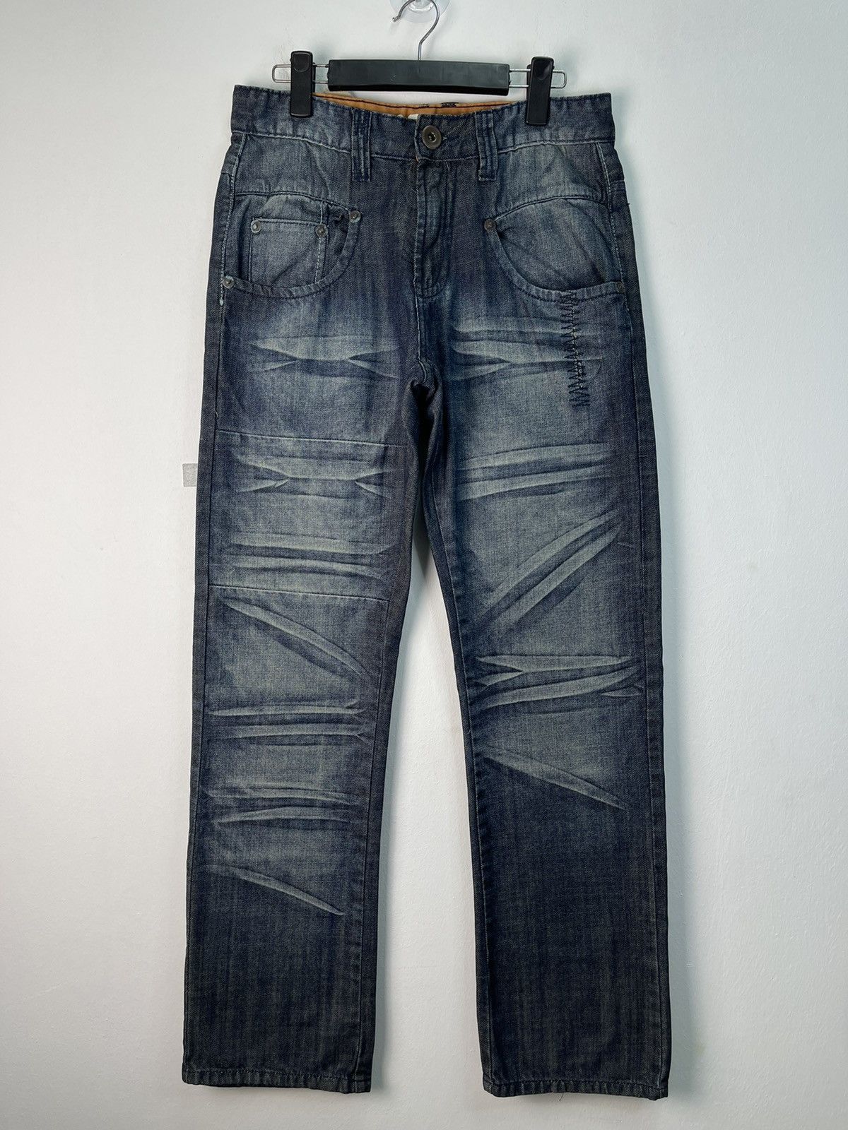Japanese Brand × Vintage Vintage Design By Handcrafted Radar Karruw Denim Size US 31 - 3 Thumbnail