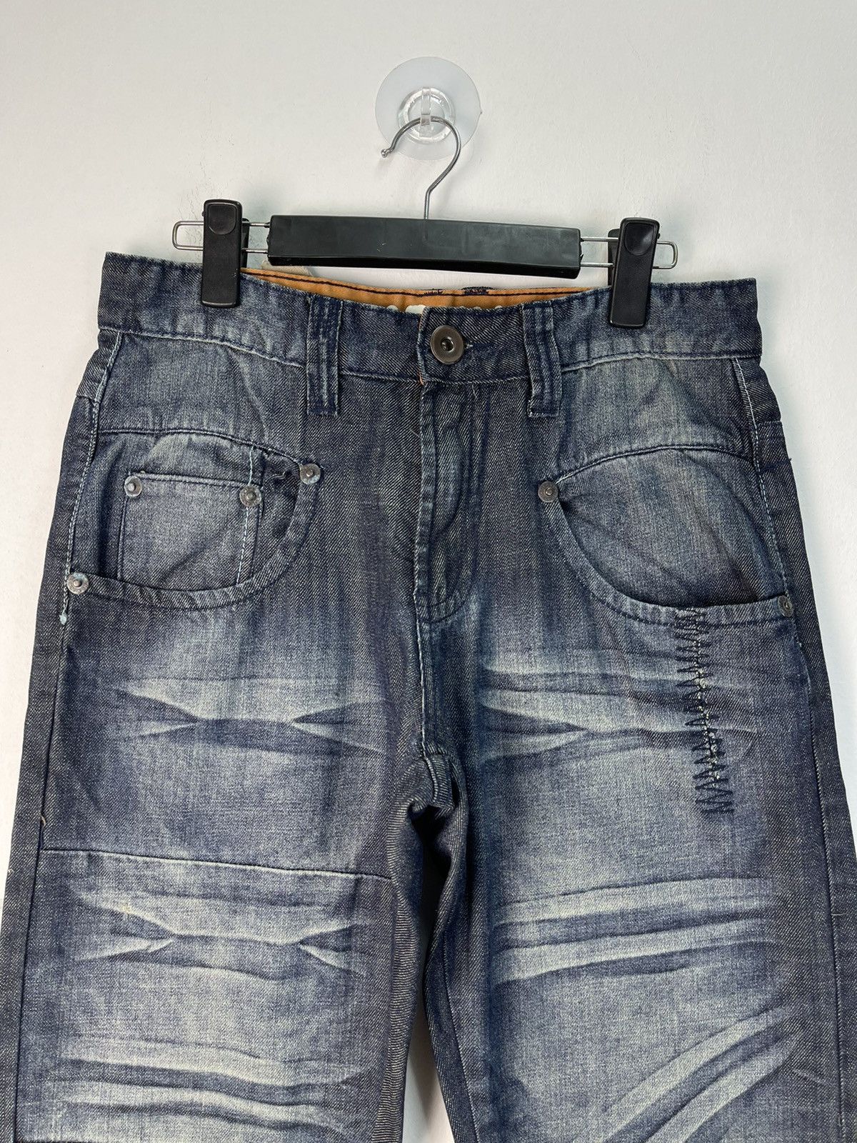 Japanese Brand × Vintage Vintage Design By Handcrafted Radar Karruw Denim Size US 31 - 4 Thumbnail