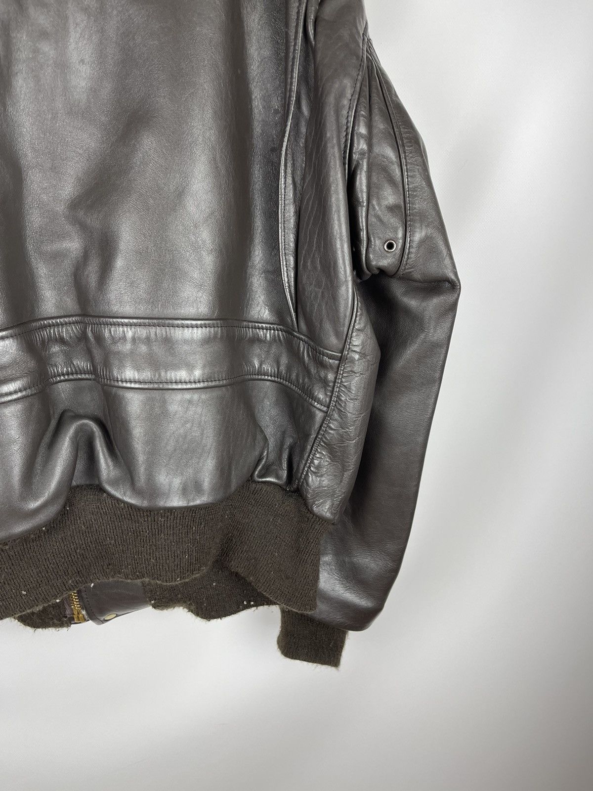 Schott Schott NYC vintage G1 aviator leather bomber jckt military Size US M / EU 48-50 / 2 - 16 Thumbnail