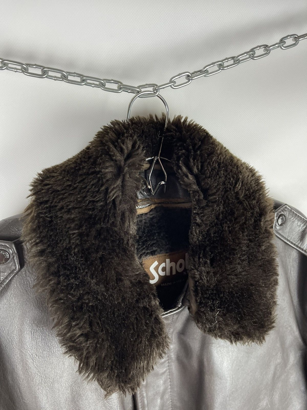 Schott Schott NYC vintage G1 aviator leather bomber jckt military Size US M / EU 48-50 / 2 - 11 Thumbnail