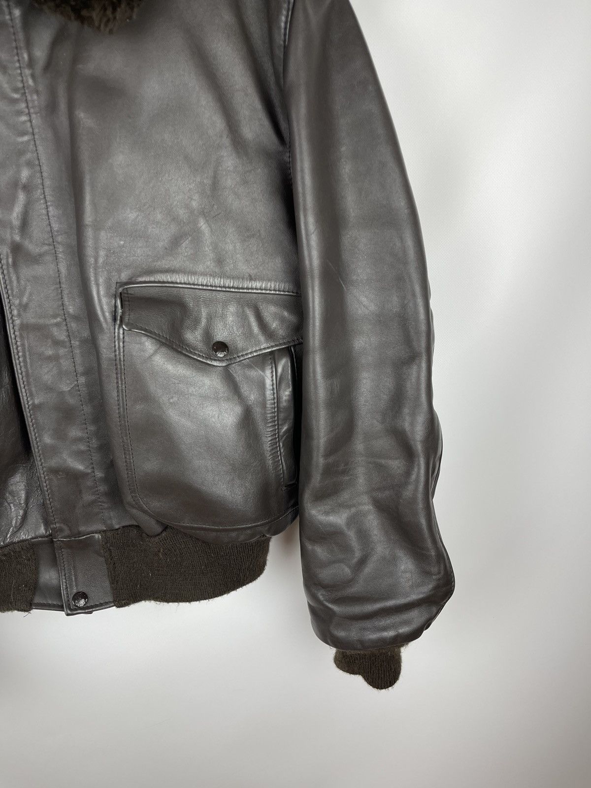 Schott Schott NYC vintage G1 aviator leather bomber jckt military Size US M / EU 48-50 / 2 - 5 Thumbnail