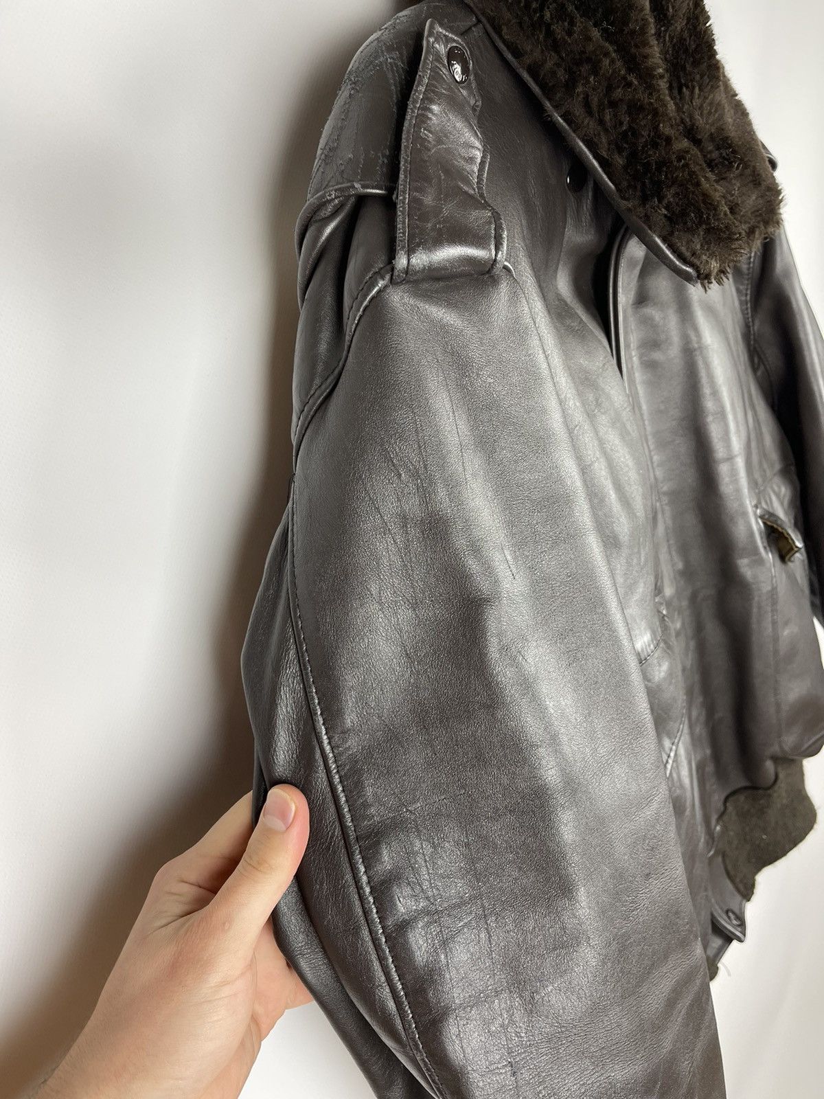 Schott Schott NYC vintage G1 aviator leather bomber jckt military Size US M / EU 48-50 / 2 - 9 Thumbnail