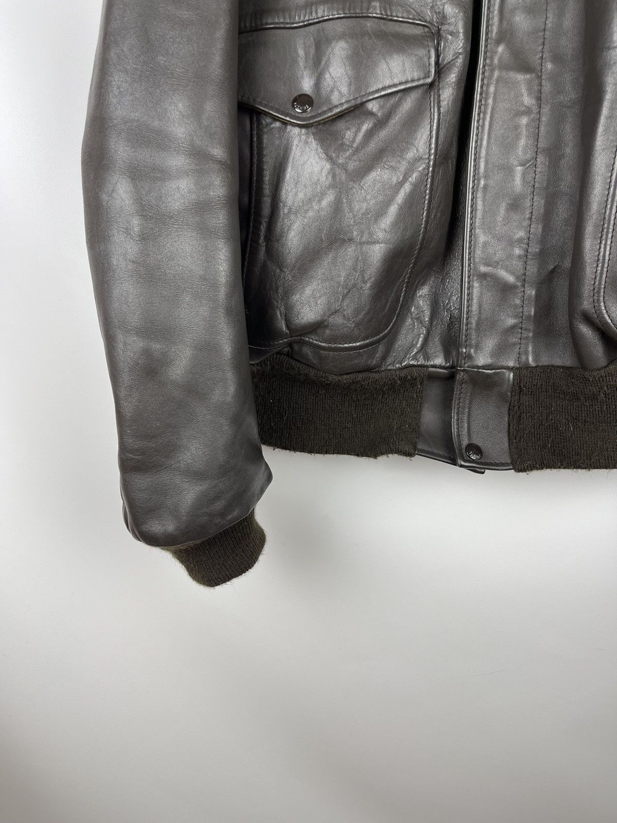 Schott Schott NYC vintage G1 aviator leather bomber jckt military Size US M / EU 48-50 / 2 - 4 Thumbnail