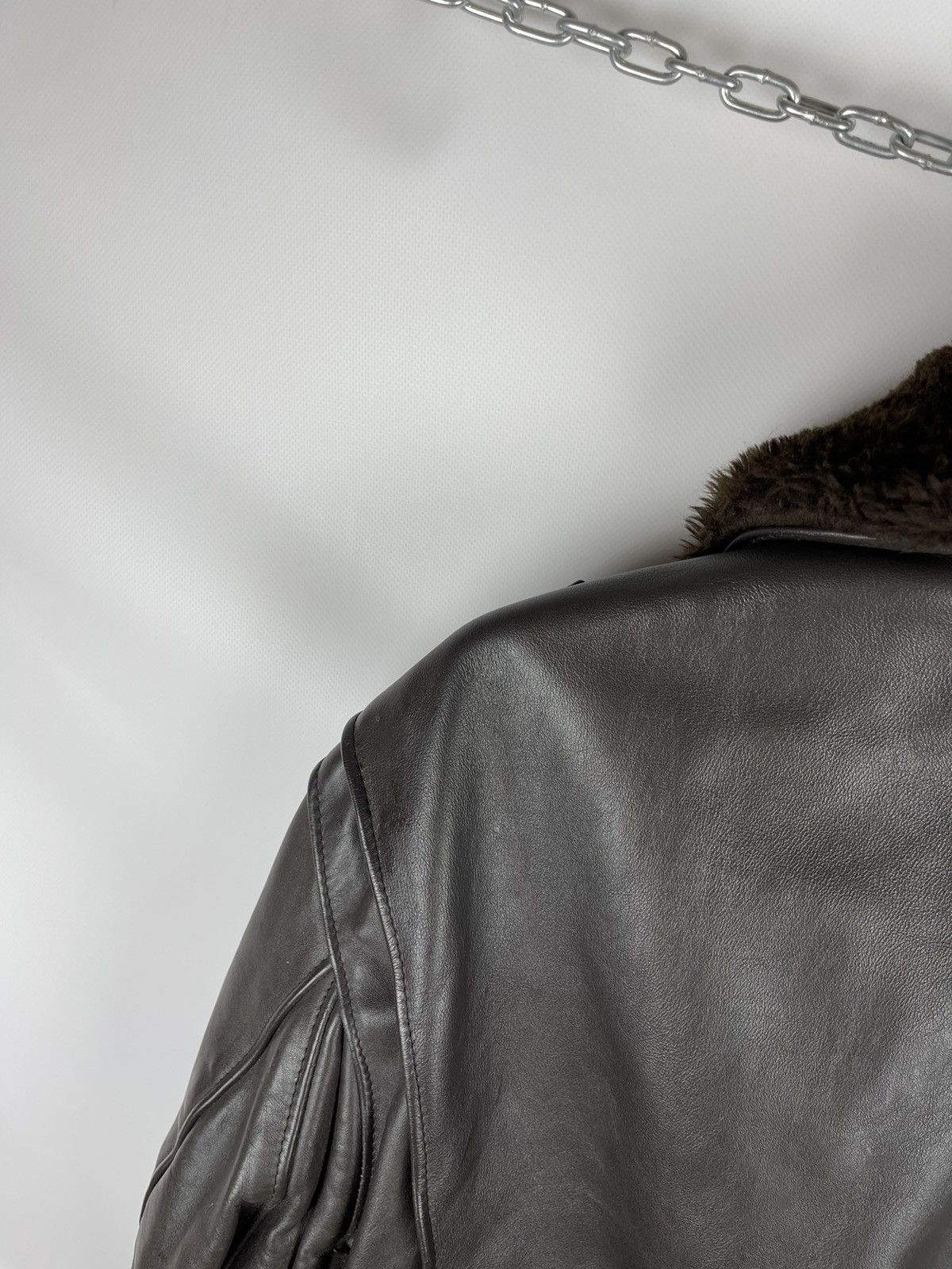 Schott Schott NYC vintage G1 aviator leather bomber jckt military Size US M / EU 48-50 / 2 - 15 Thumbnail