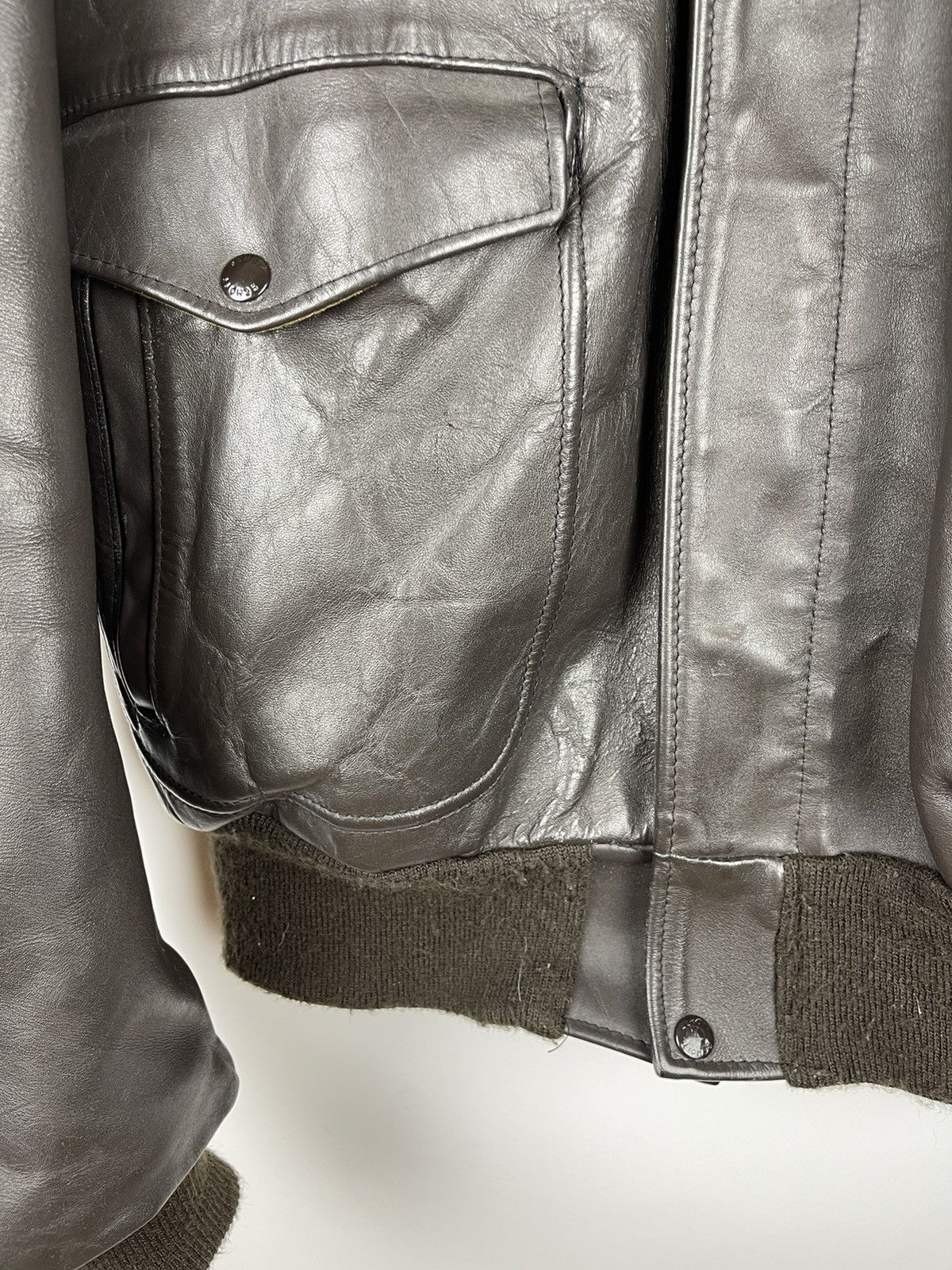 Schott Schott NYC vintage G1 aviator leather bomber jckt military Size US M / EU 48-50 / 2 - 6 Thumbnail
