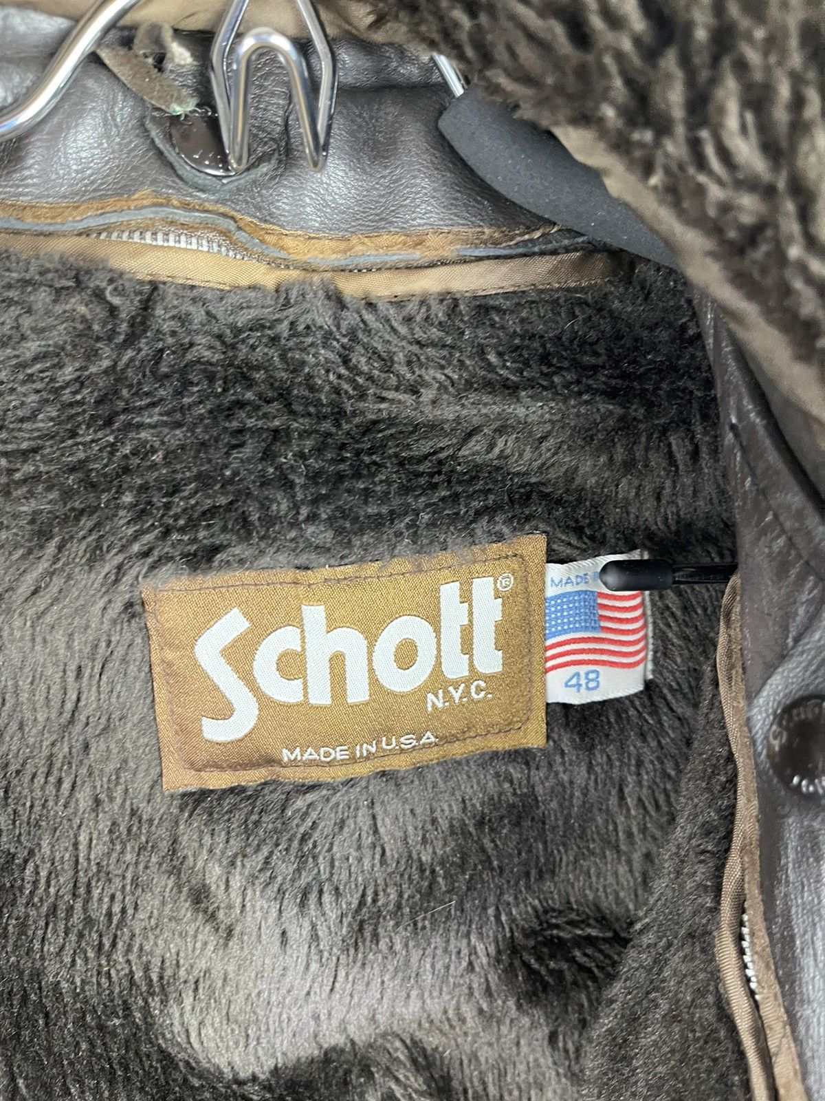 Schott Schott NYC vintage G1 aviator leather bomber jckt military Size US M / EU 48-50 / 2 - 20 Thumbnail