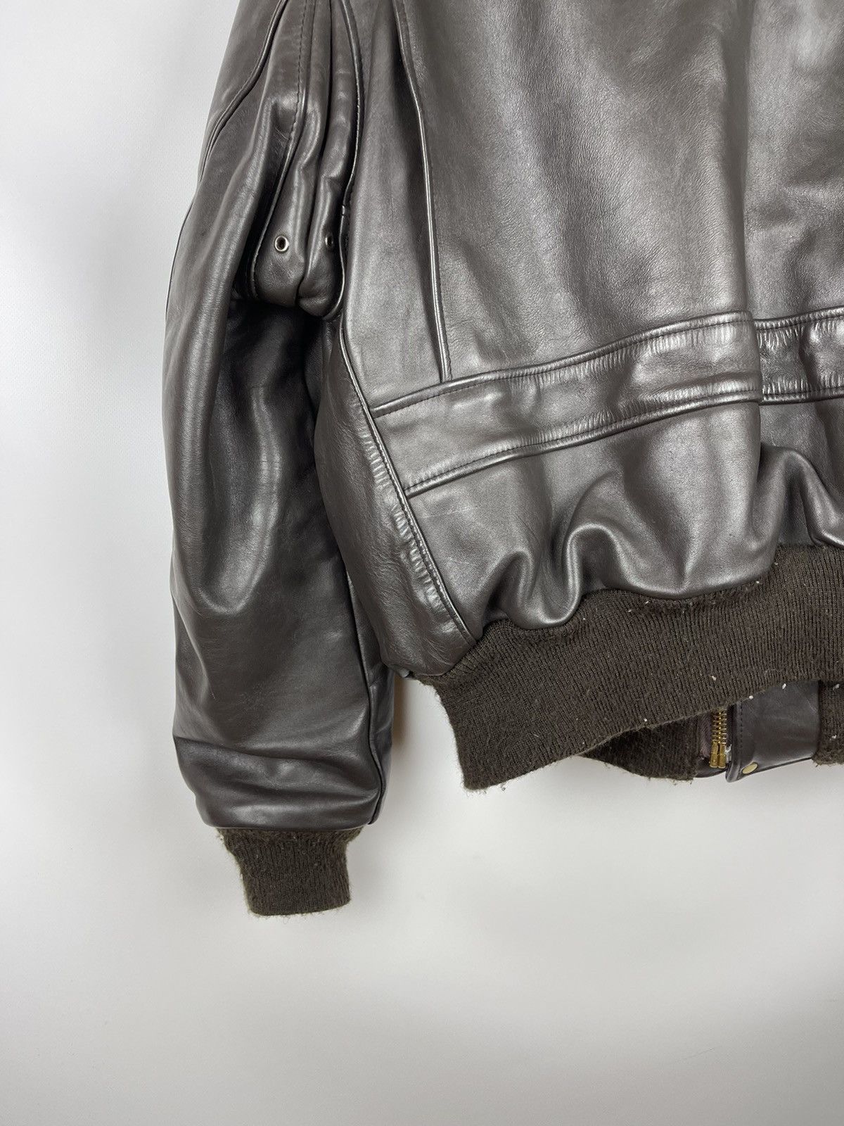 Schott Schott NYC vintage G1 aviator leather bomber jckt military Size US M / EU 48-50 / 2 - 17 Thumbnail