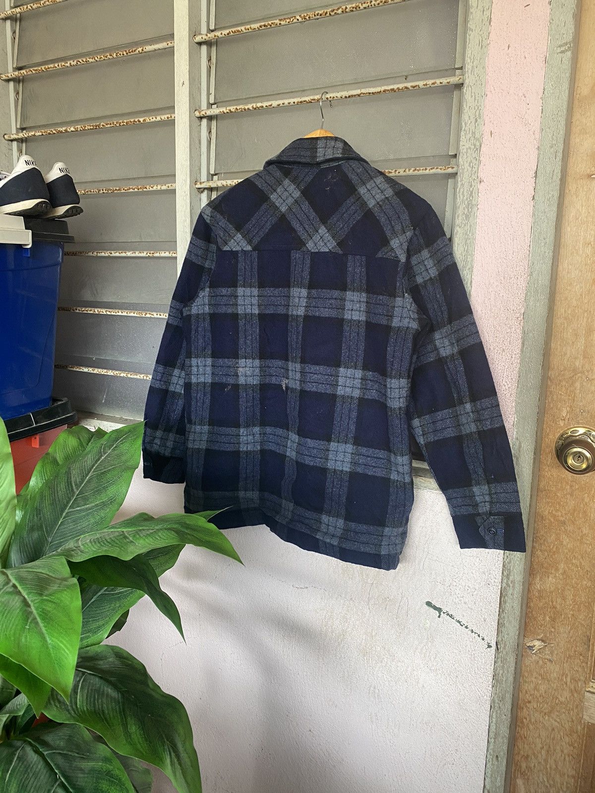 Flannel × Japanese Brand AW Casual White Line Flannel Jacket Size US M / EU 48-50 / 2 - 2 Thumbnail