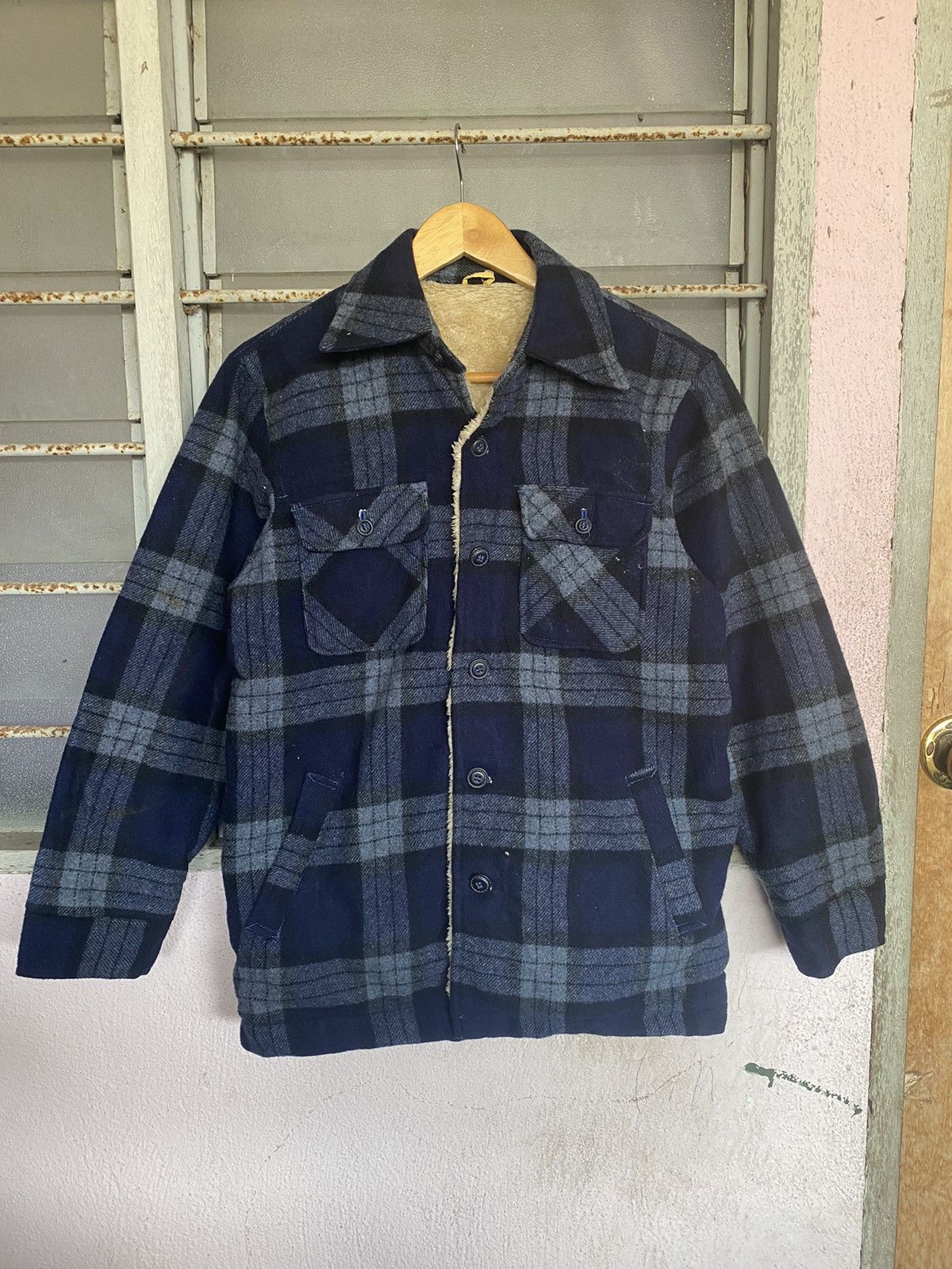 Flannel × Japanese Brand AW Casual White Line Flannel Jacket Size US M / EU 48-50 / 2 - 5 Thumbnail