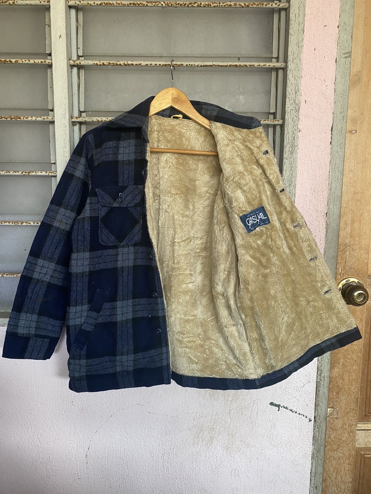 Flannel × Japanese Brand AW Casual White Line Flannel Jacket Size US M / EU 48-50 / 2 - 6 Thumbnail