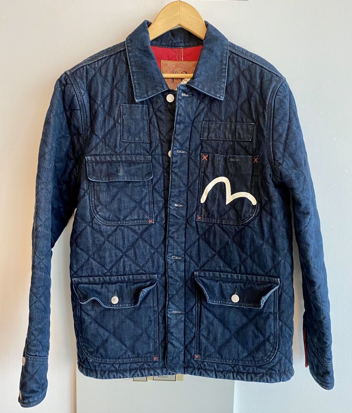 Evisu × Palace × Vintage Rare Vintage Evisu Custom Made Japan Made Denim Jacket Size US L / EU 52-54 / 3 - 1 Thumbnail