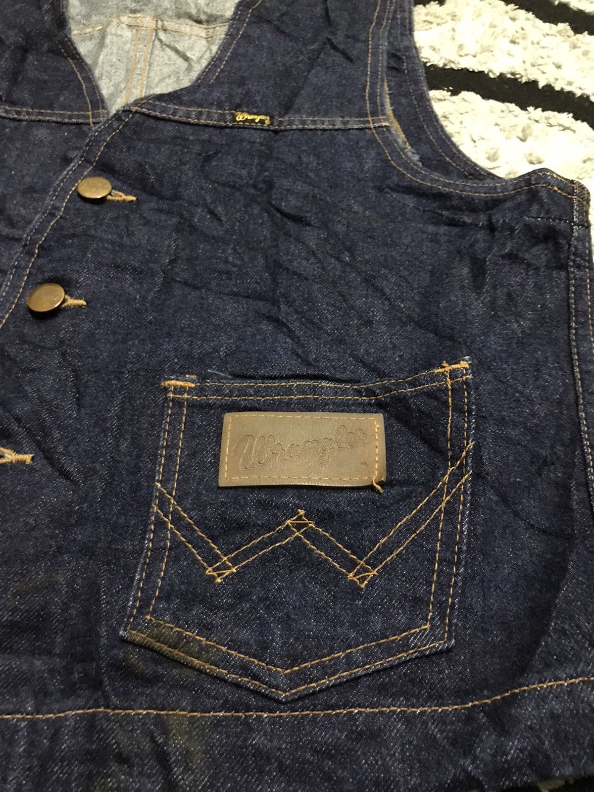 Vintage Wrangler denim vest Size US L / EU 52-54 / 3 - 5 Thumbnail