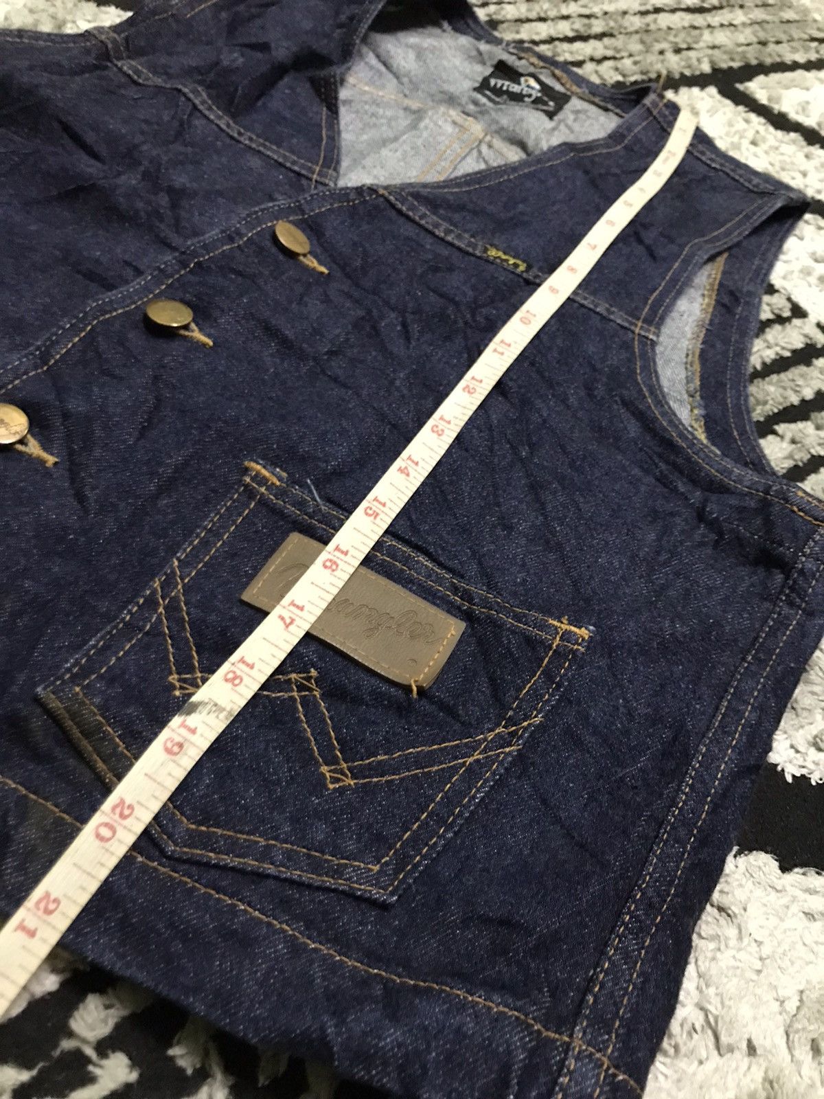 Vintage Wrangler denim vest Size US L / EU 52-54 / 3 - 8 Thumbnail