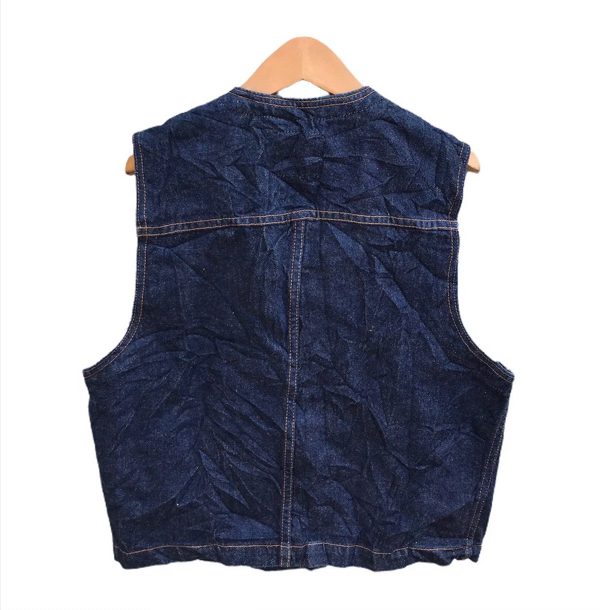 Vintage Wrangler denim vest Size US L / EU 52-54 / 3 - 3 Thumbnail