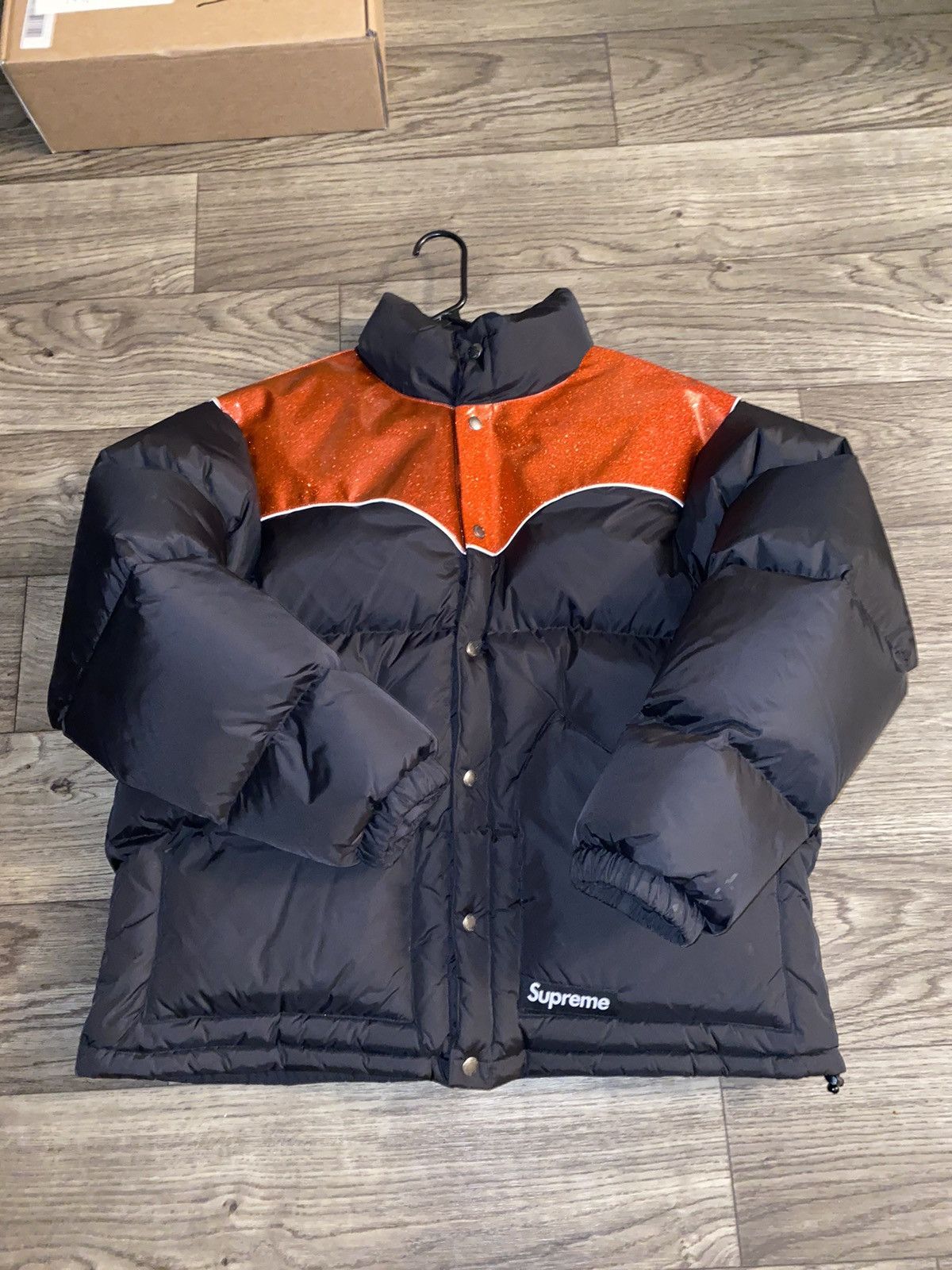 Supreme Supreme Glitter Yoke Down Puffer Jacket Grailed