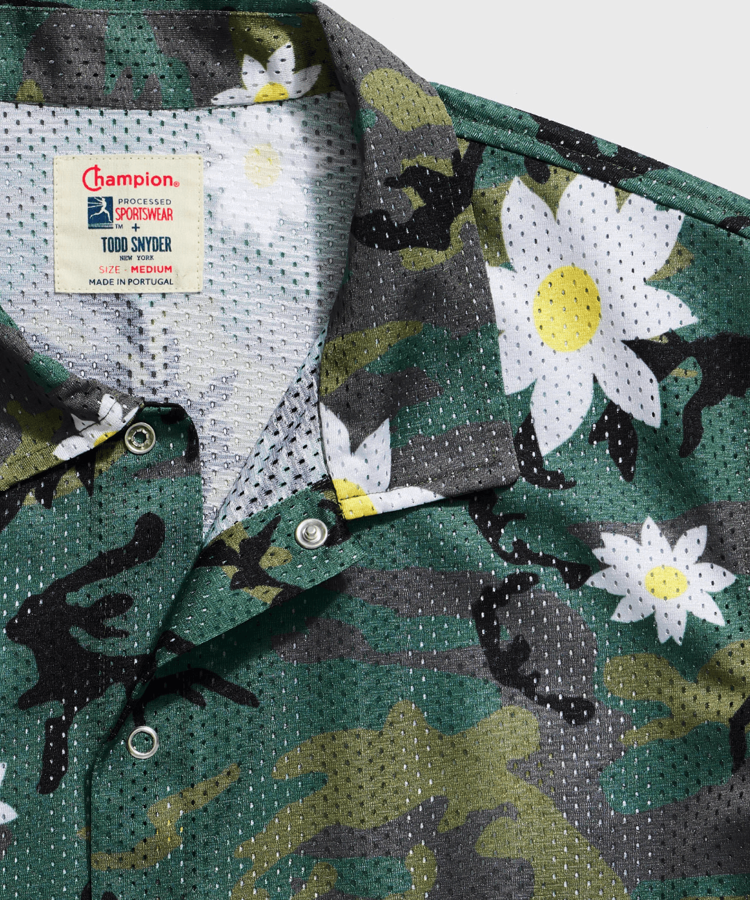 Champion × Mark McNairy × Todd Snyder MARK MCNAIRY X CHAMPION BY TODD SNYDER DAISY CAMO SHIRT L Size US L / EU 52-54 / 3 - 5 Thumbnail